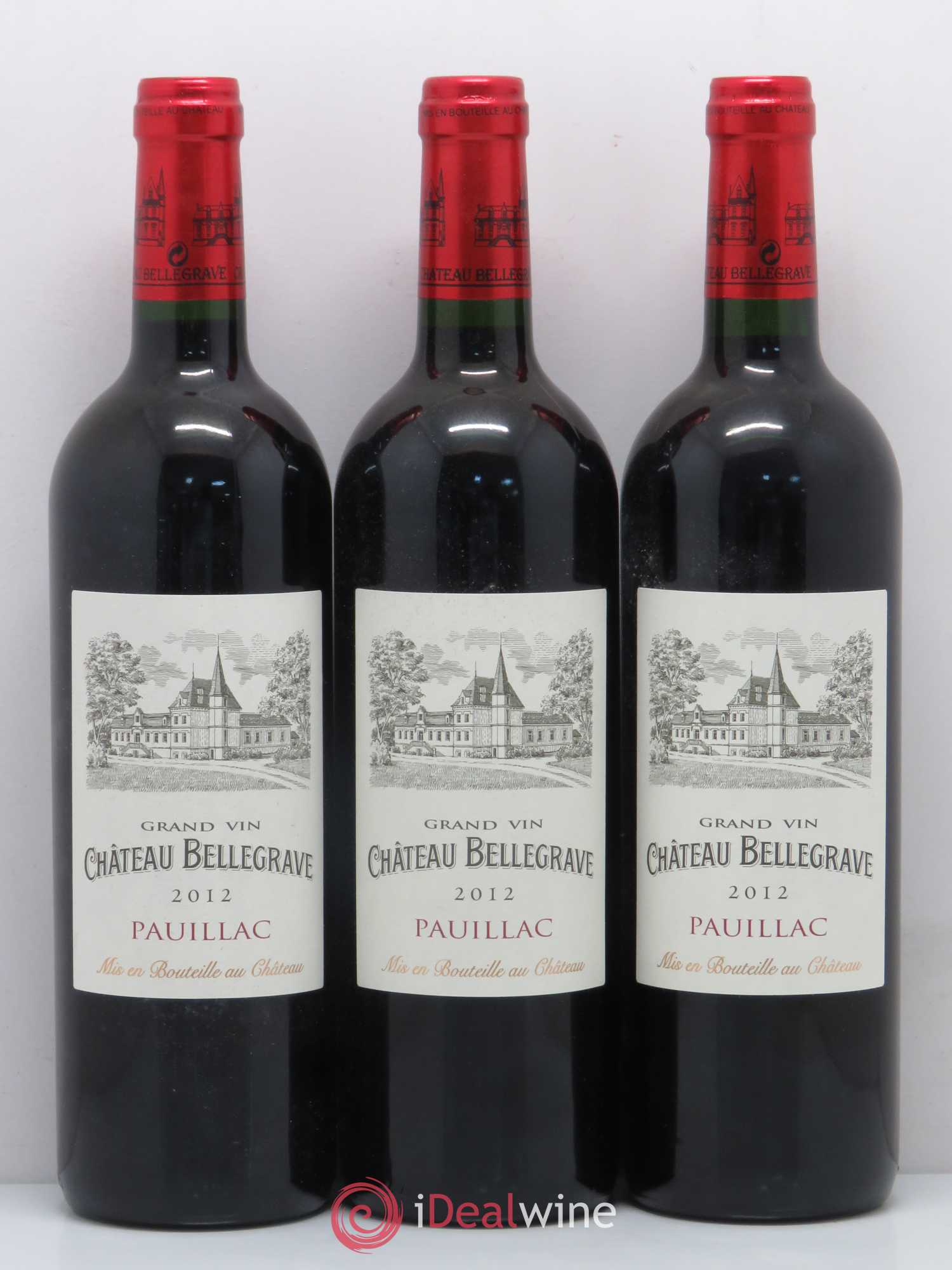 Château Bellegrave Cru Bourgeois 2012 - Lot de 12 bouteilles - 1