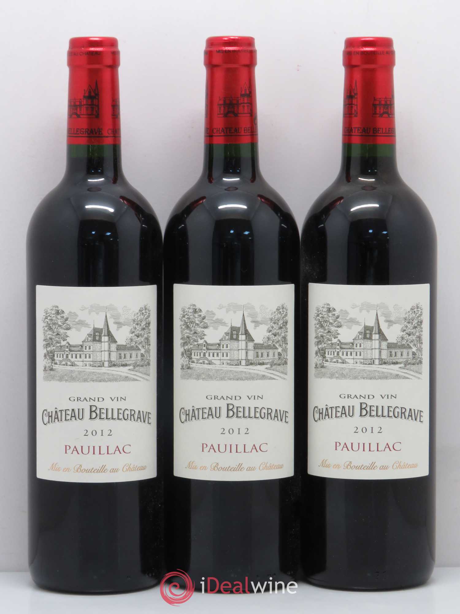 Château Bellegrave Cru Bourgeois 2012 - Lot de 12 bouteilles - 2