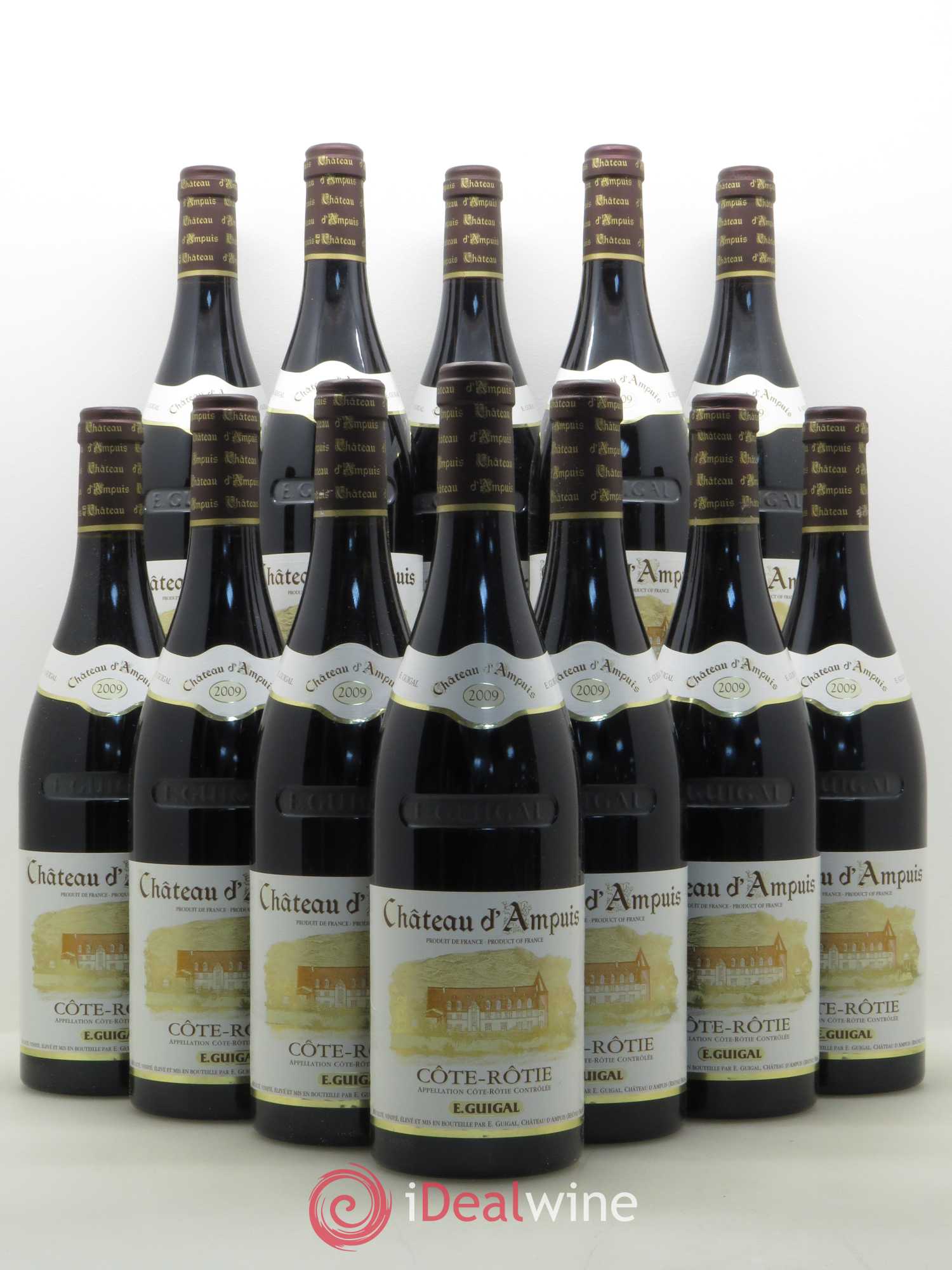 Côte-Rôtie Château d'Ampuis Guigal 2009 - Lot de 12 bouteilles - 0