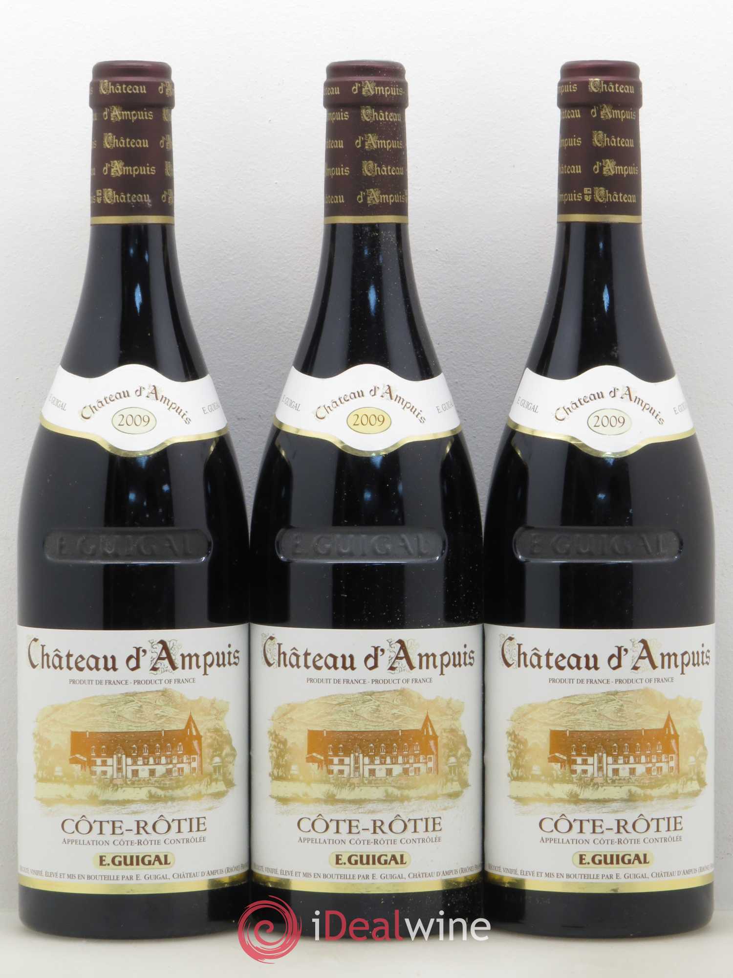 Côte-Rôtie Château d'Ampuis Guigal 2009 - Lot de 3 bouteilles - 0