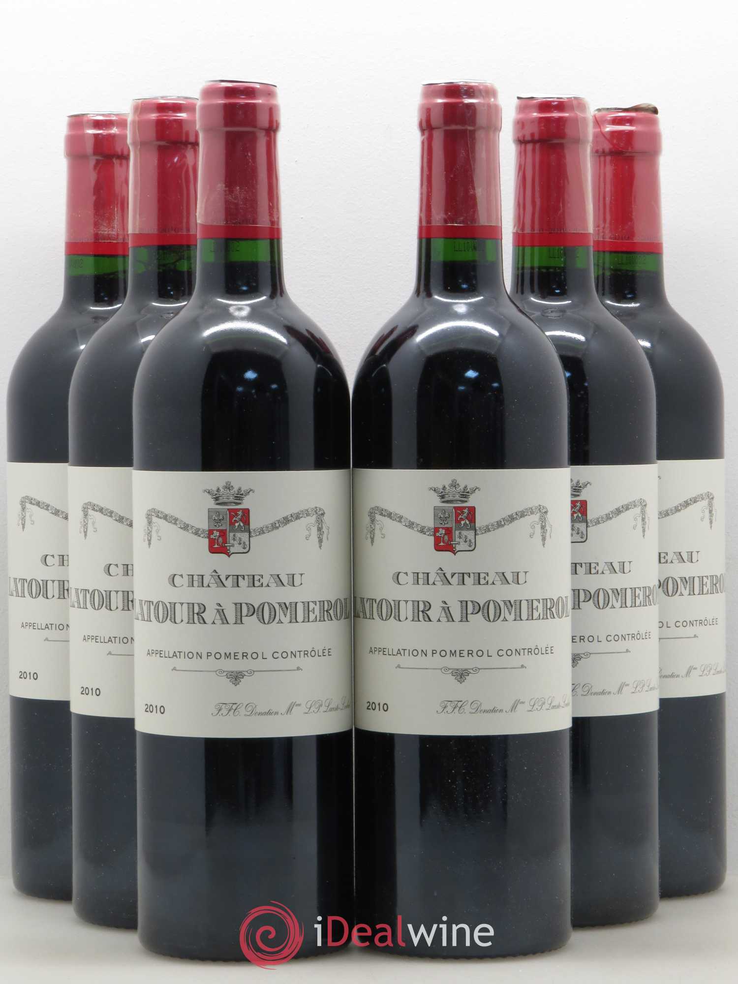 Château Latour à Pomerol 2010 - Lot de 6 bouteilles - 0