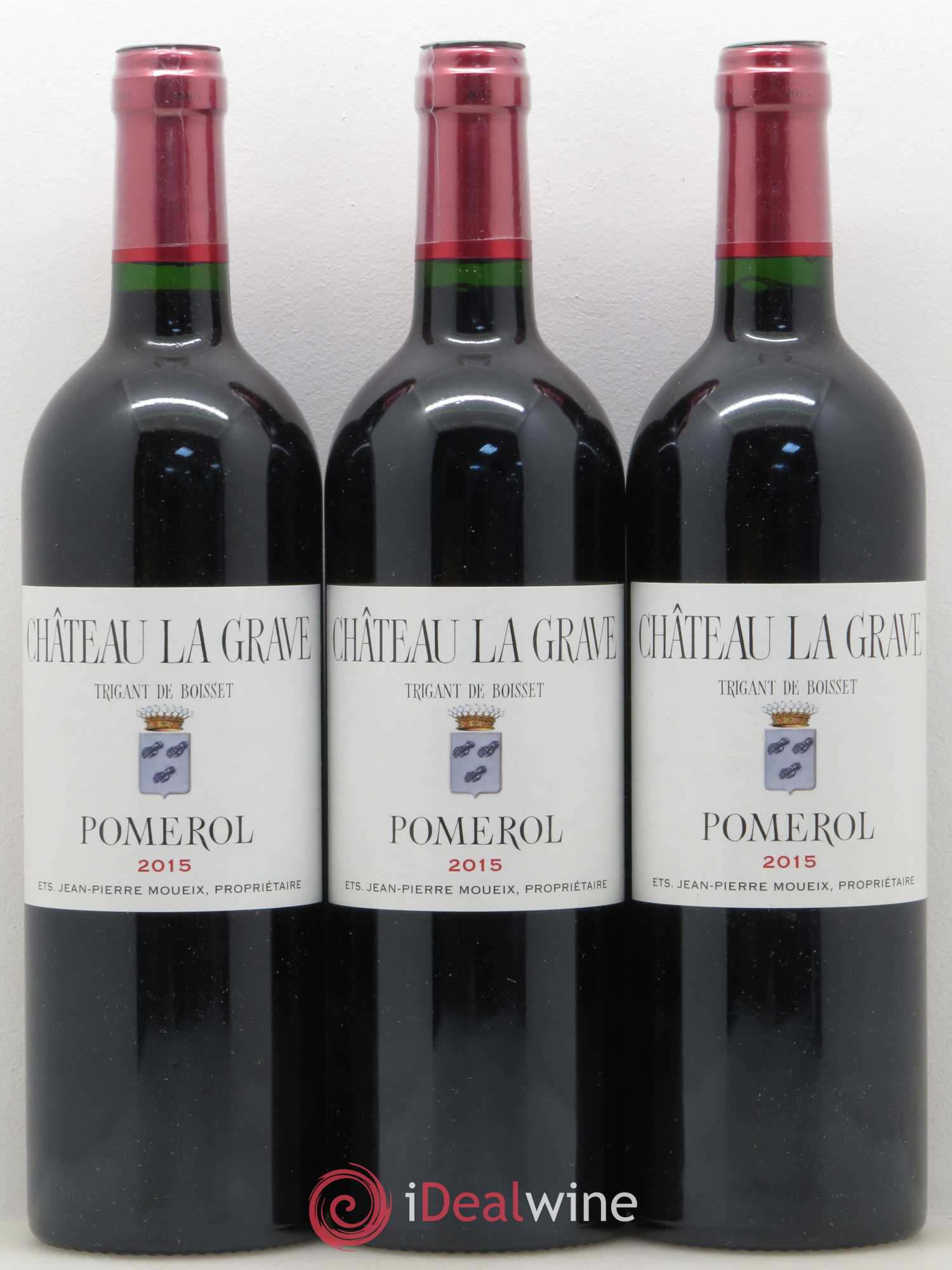 Château La Grave à Pomerol (Trigant de Boisset) 2015 - Lot de 12 bouteilles - 2