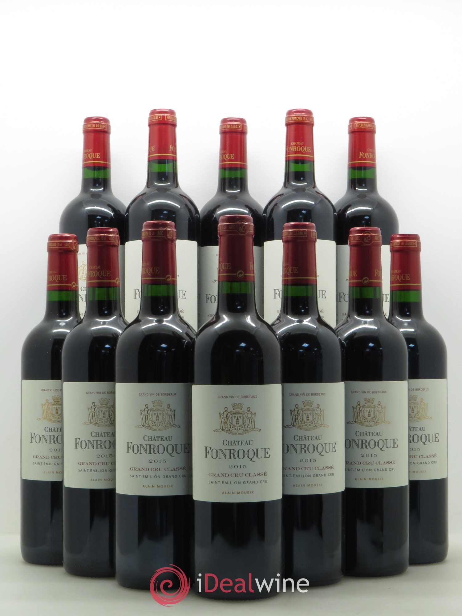 Château Fonroque Grand Cru Classé 2015 - Lot de 12 bouteilles - 0
