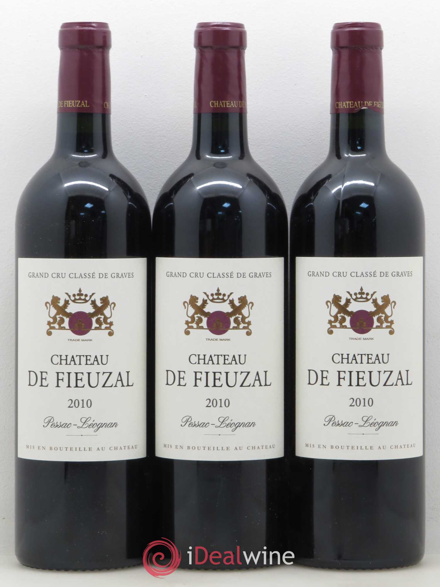 Château de Fieuzal Cru Classé de Graves 2010 - Lot de 12 bouteilles - 1