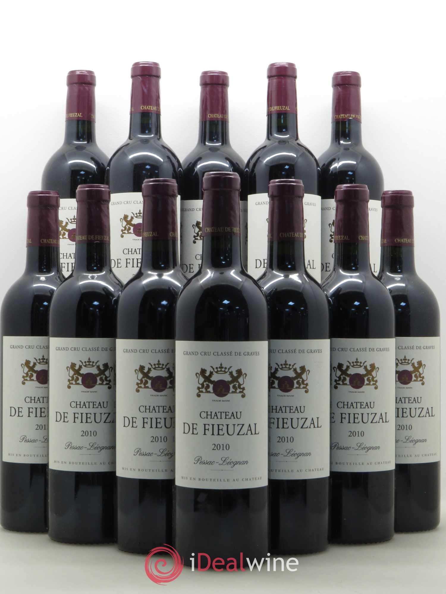 Château de Fieuzal Cru Classé de Graves 2010 - Lot de 12 bouteilles - 0