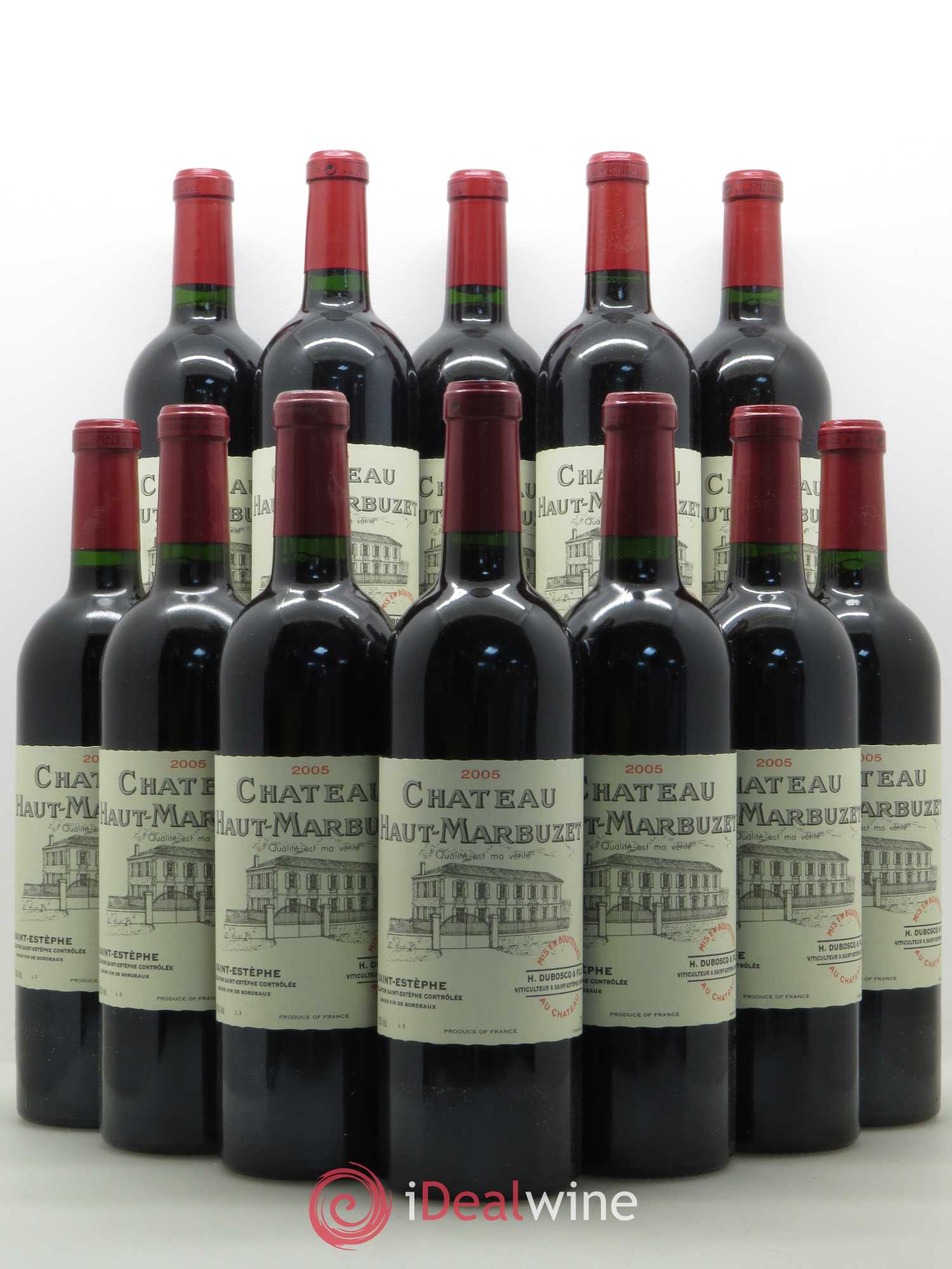 Château Haut Marbuzet 2005 - Lot de 12 bouteilles - 0