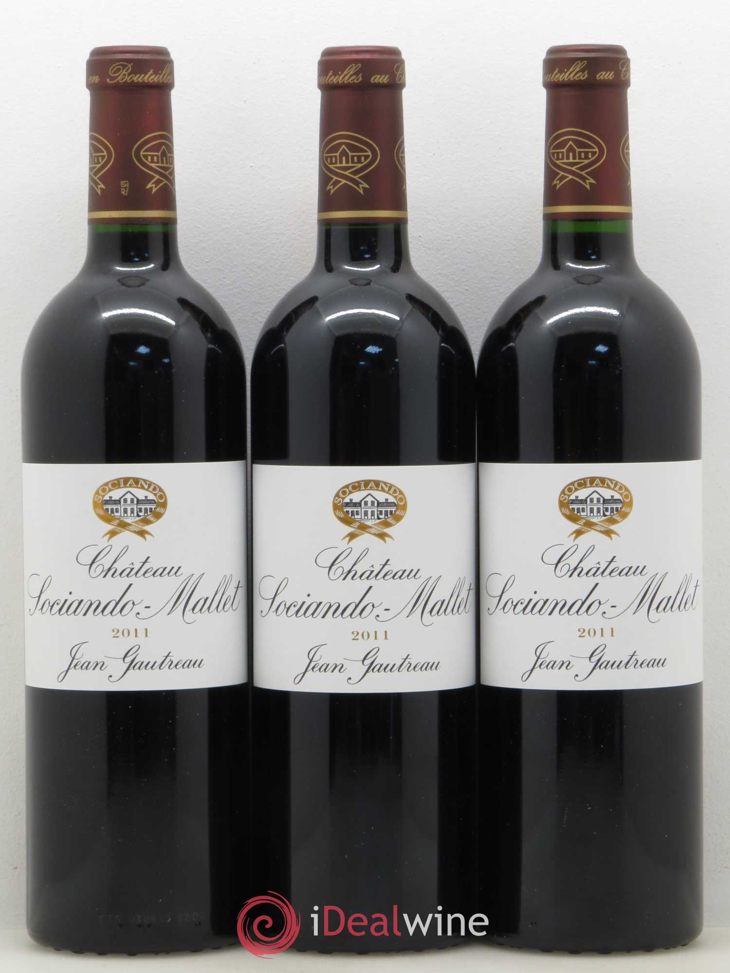 Château Sociando Mallet 2011 - Lot de 12 bouteilles - 2