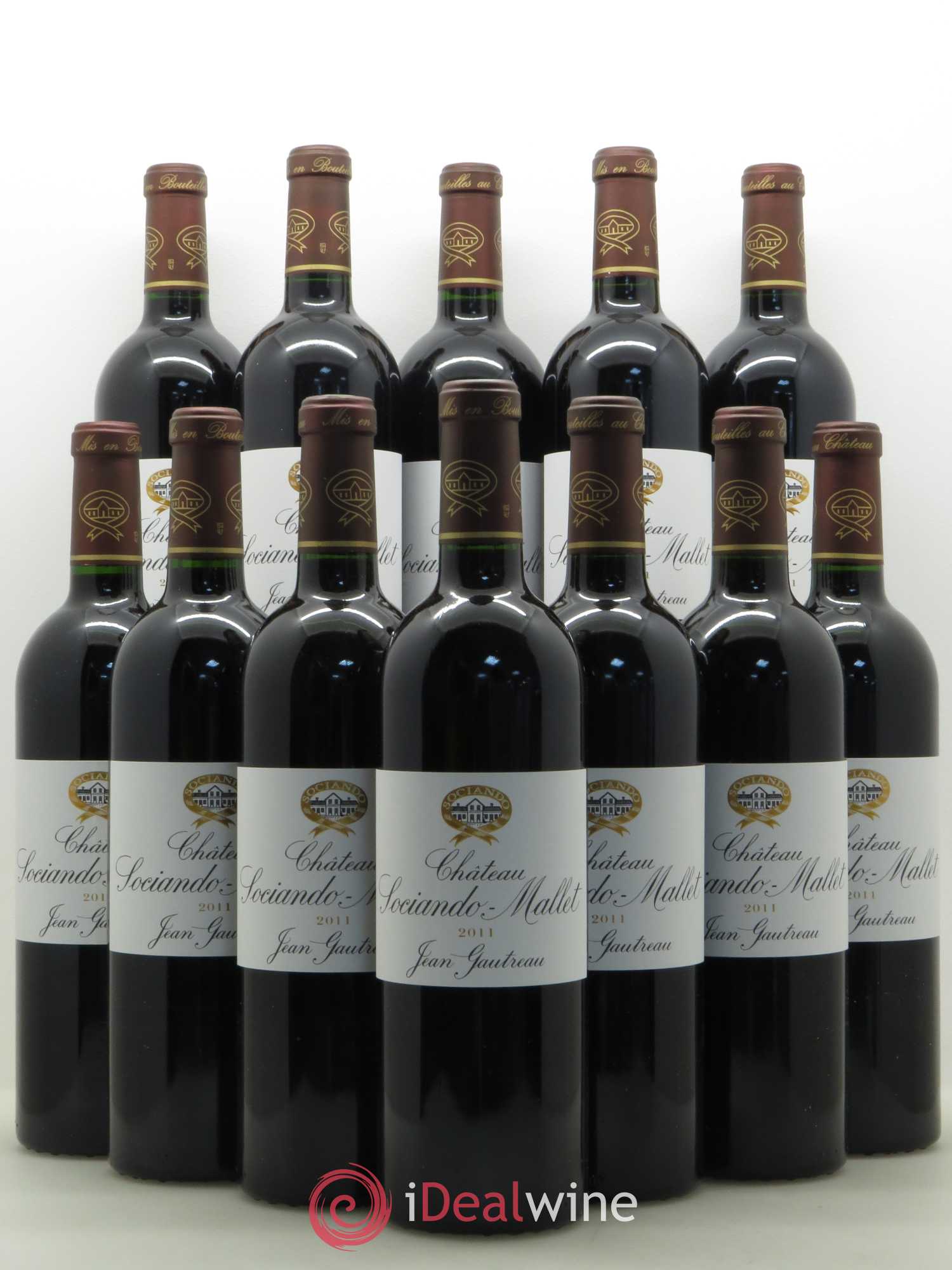 Château Sociando Mallet 2011 - Lot de 12 bouteilles - 0