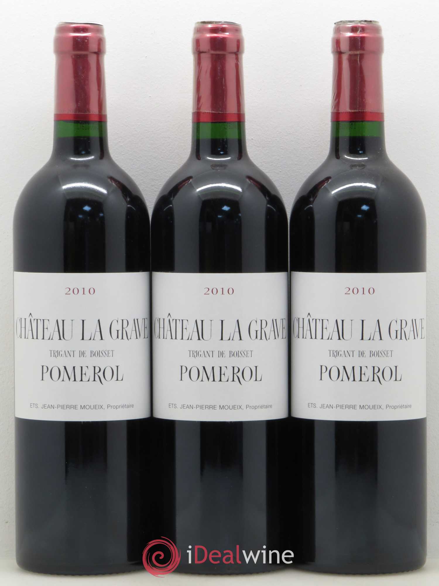 Château La Grave à Pomerol (Trigant de Boisset) 2010 - Lot de 12 bouteilles - 2