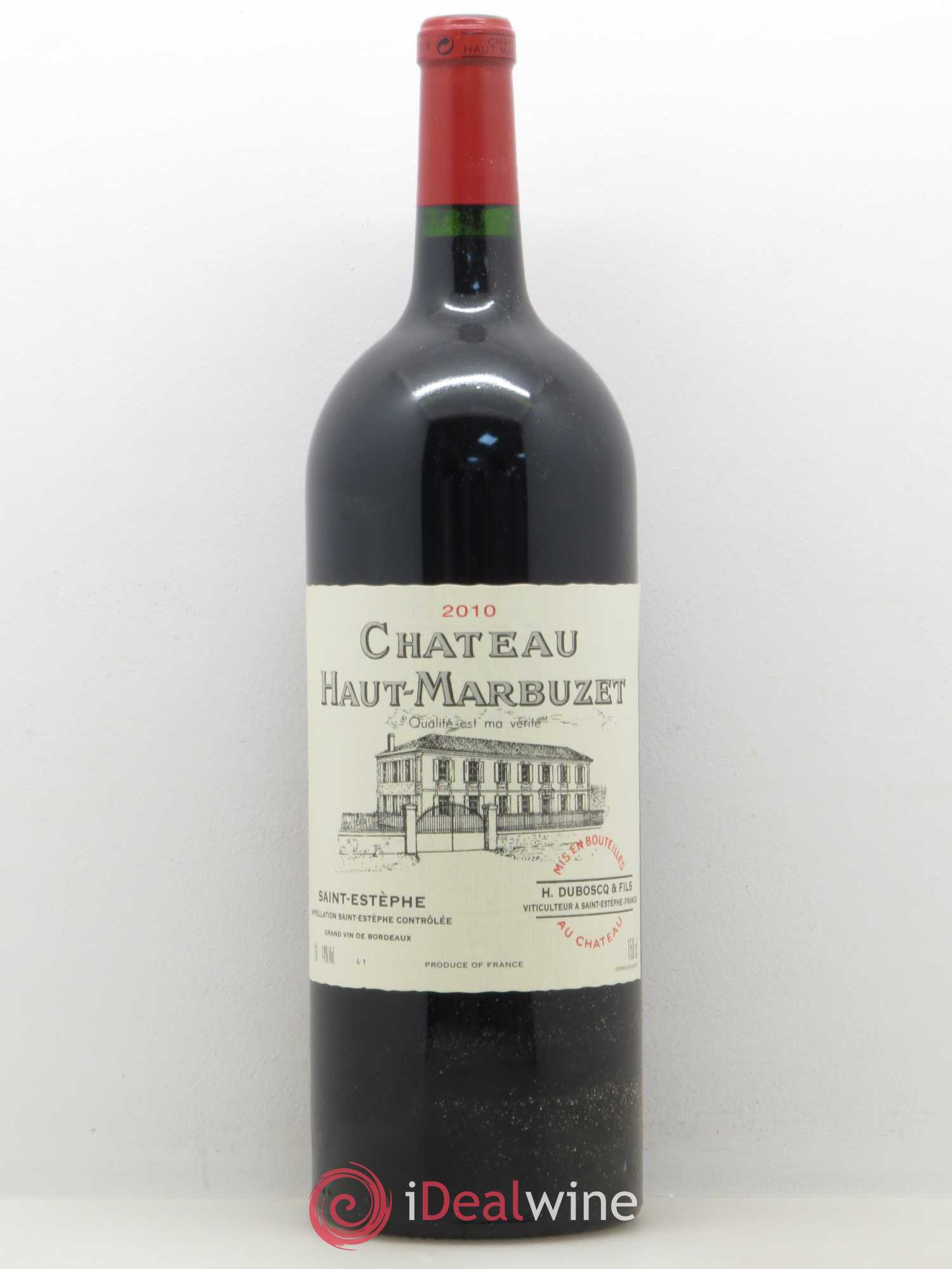 Château Haut Marbuzet 2010 - Lot de 1 magnum - 0