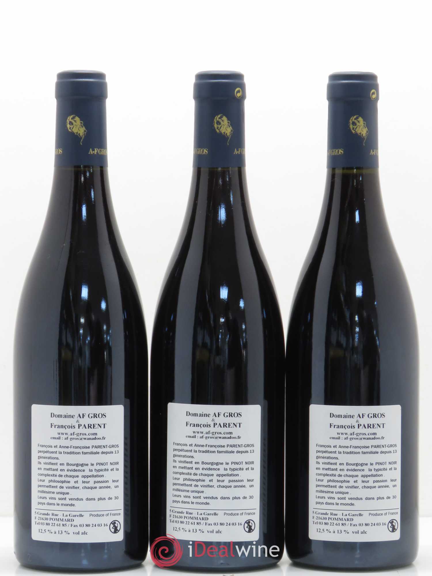Richebourg Grand Cru Anne Gros 2007 - Posten von 3 Flaschen - 1