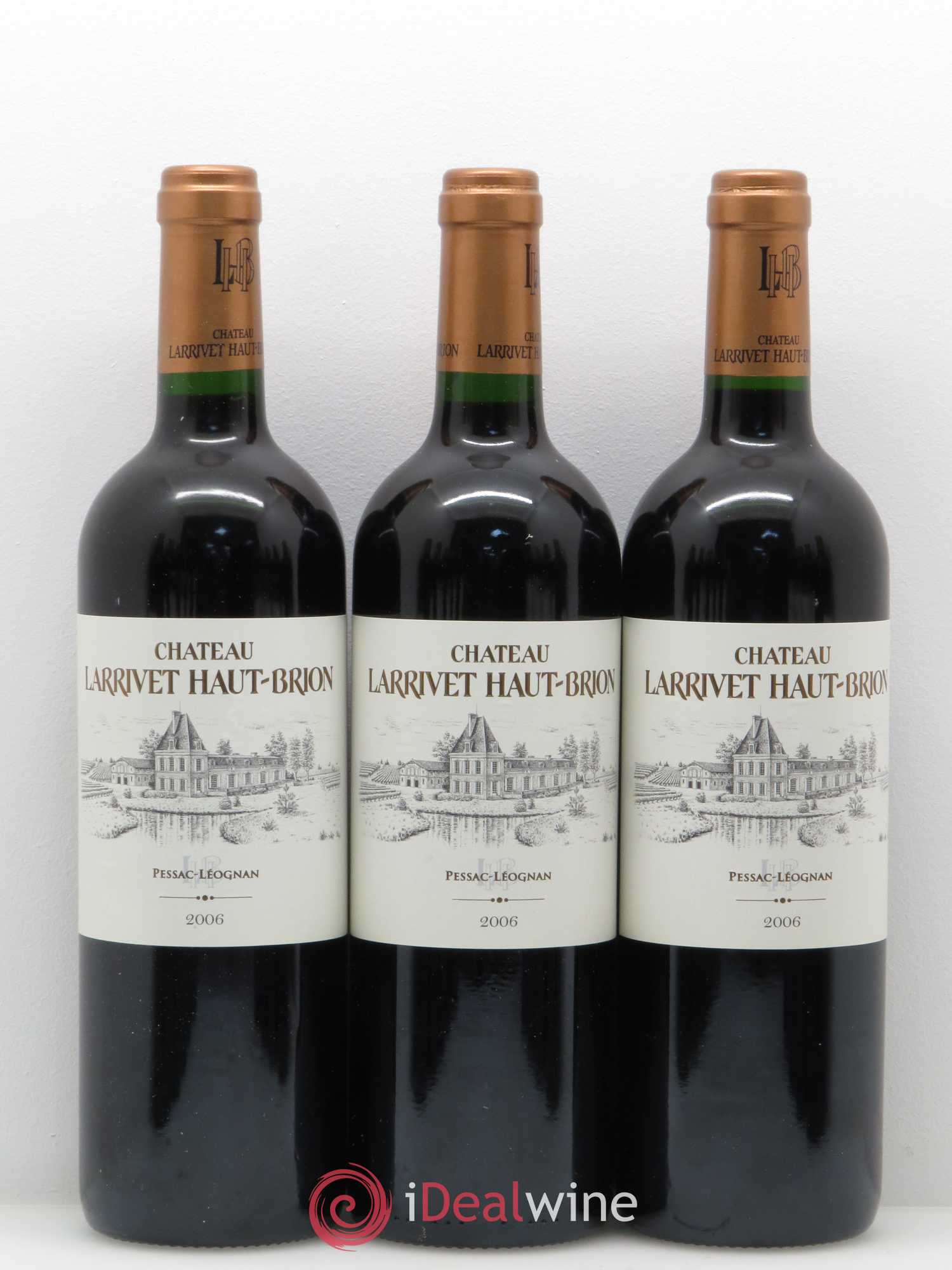 Château Larrivet Haut-Brion 2006 - Lot de 12 bouteilles - 1