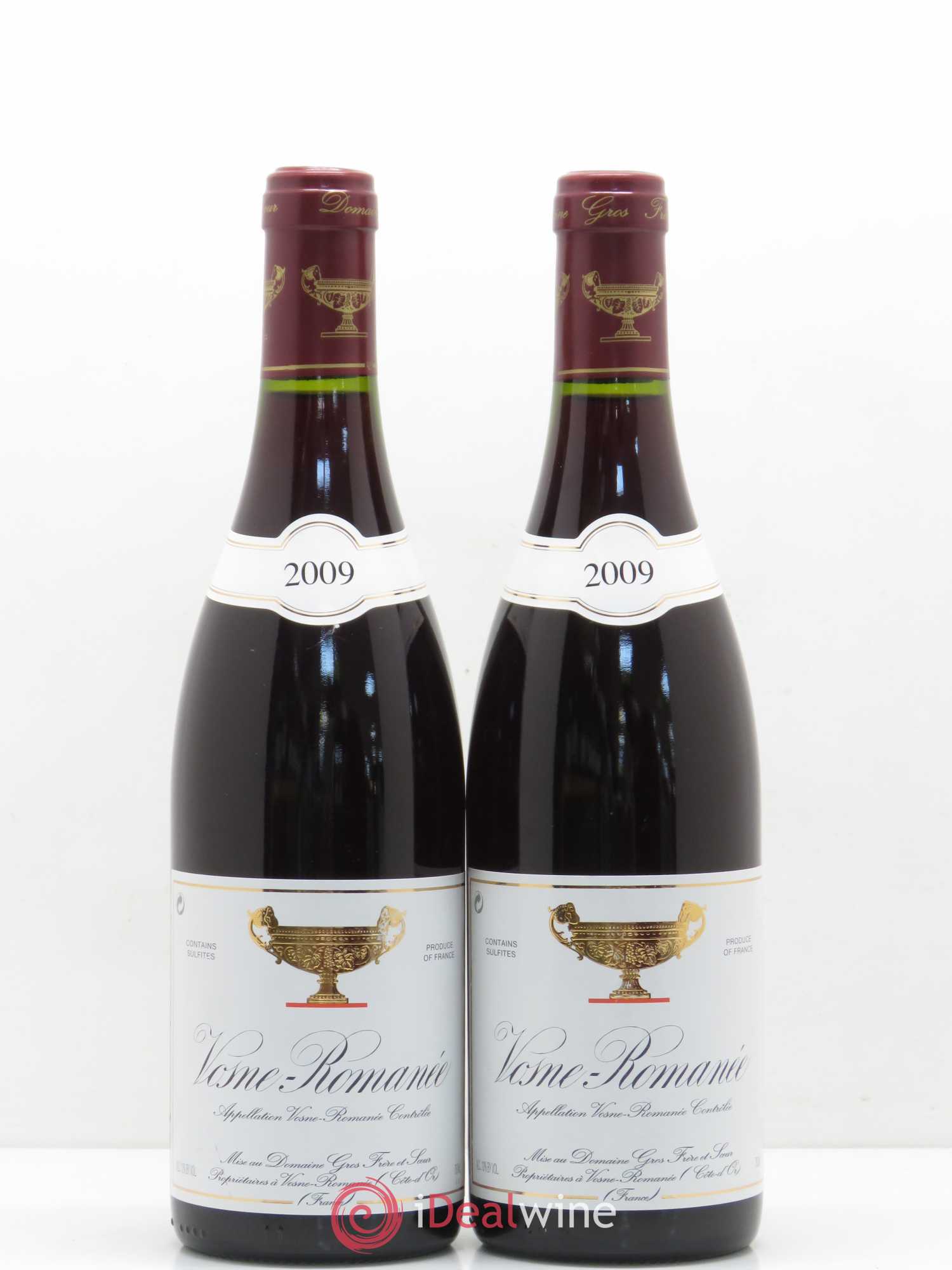 Vosne-Romanée Gros Frère & Soeur 2009 - Lot de 2 bouteilles - 0