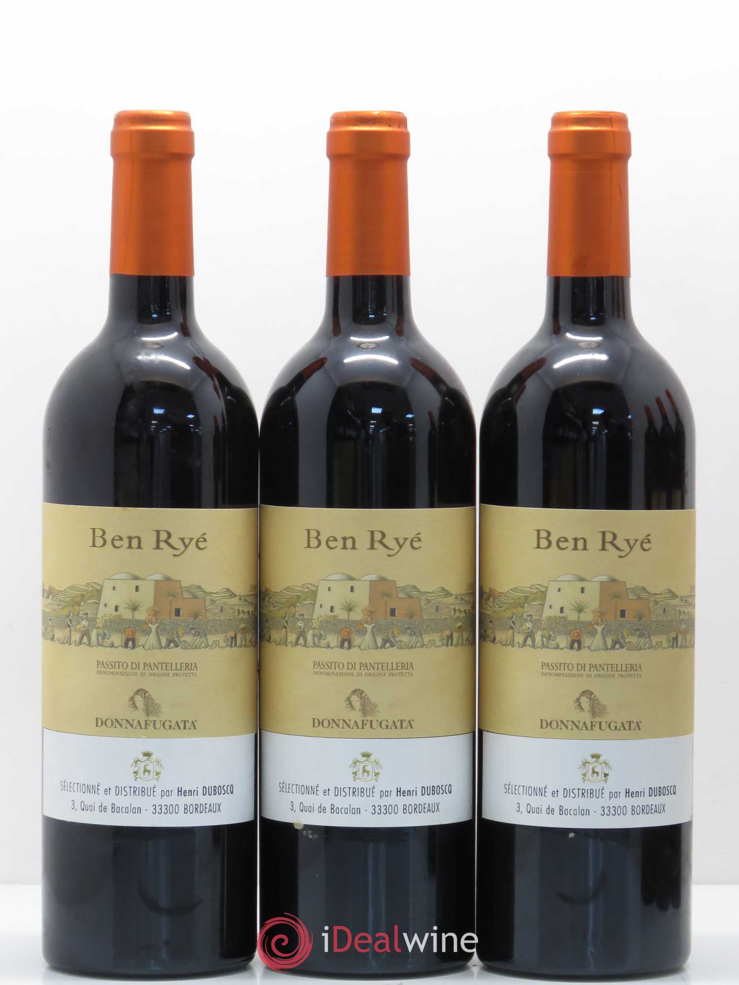Italie Dona Fugata Ben Rye Pantelleria 2009 - Posten von 6 Flaschen - 1