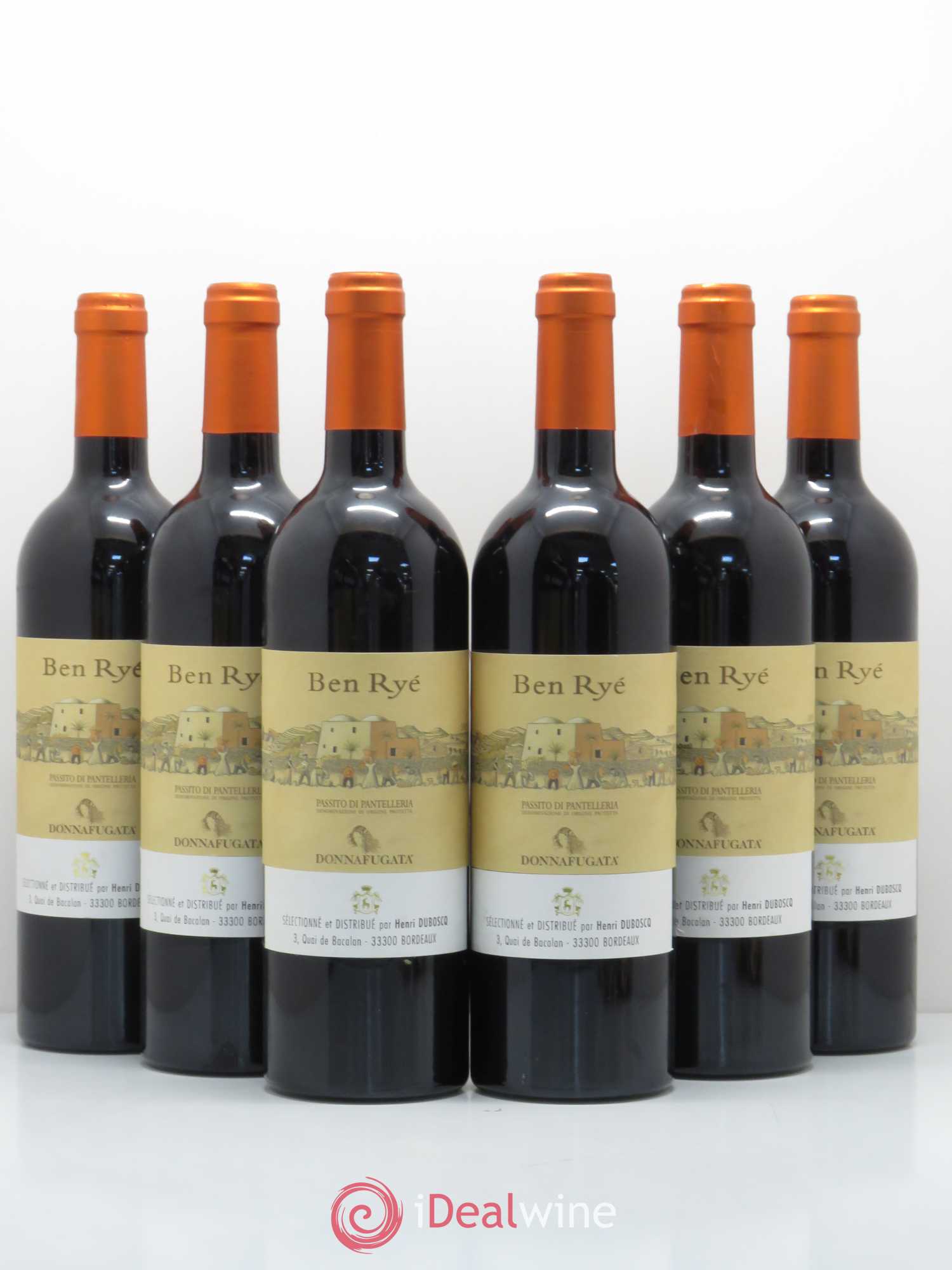 Italie Dona Fugata Ben Rye Pantelleria 2009 - Posten von 6 Flaschen - 0