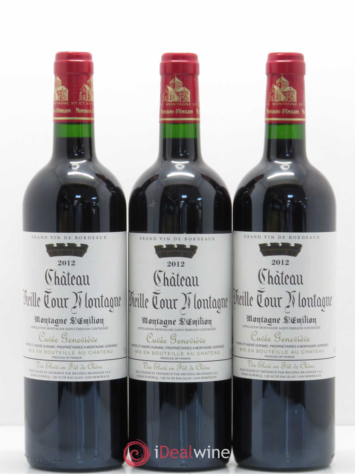 Montagne Saint-Émilion Vieille Tour Montagne cuvée Geneviève  (sans prix de réserve) 2012 - Lot de 6 bouteilles - 2