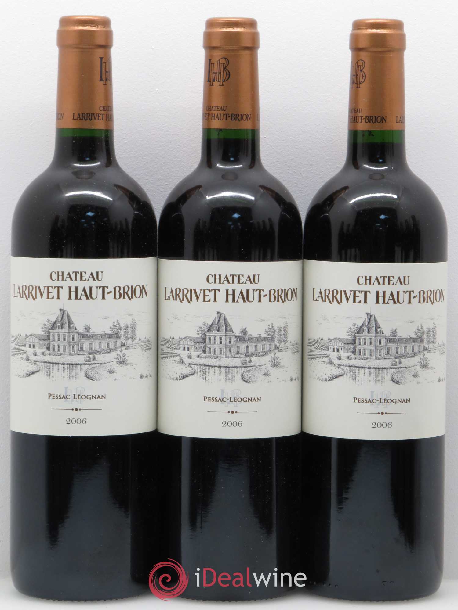 Château Larrivet Haut-Brion 2006 - Lot de 12 bouteilles - 1