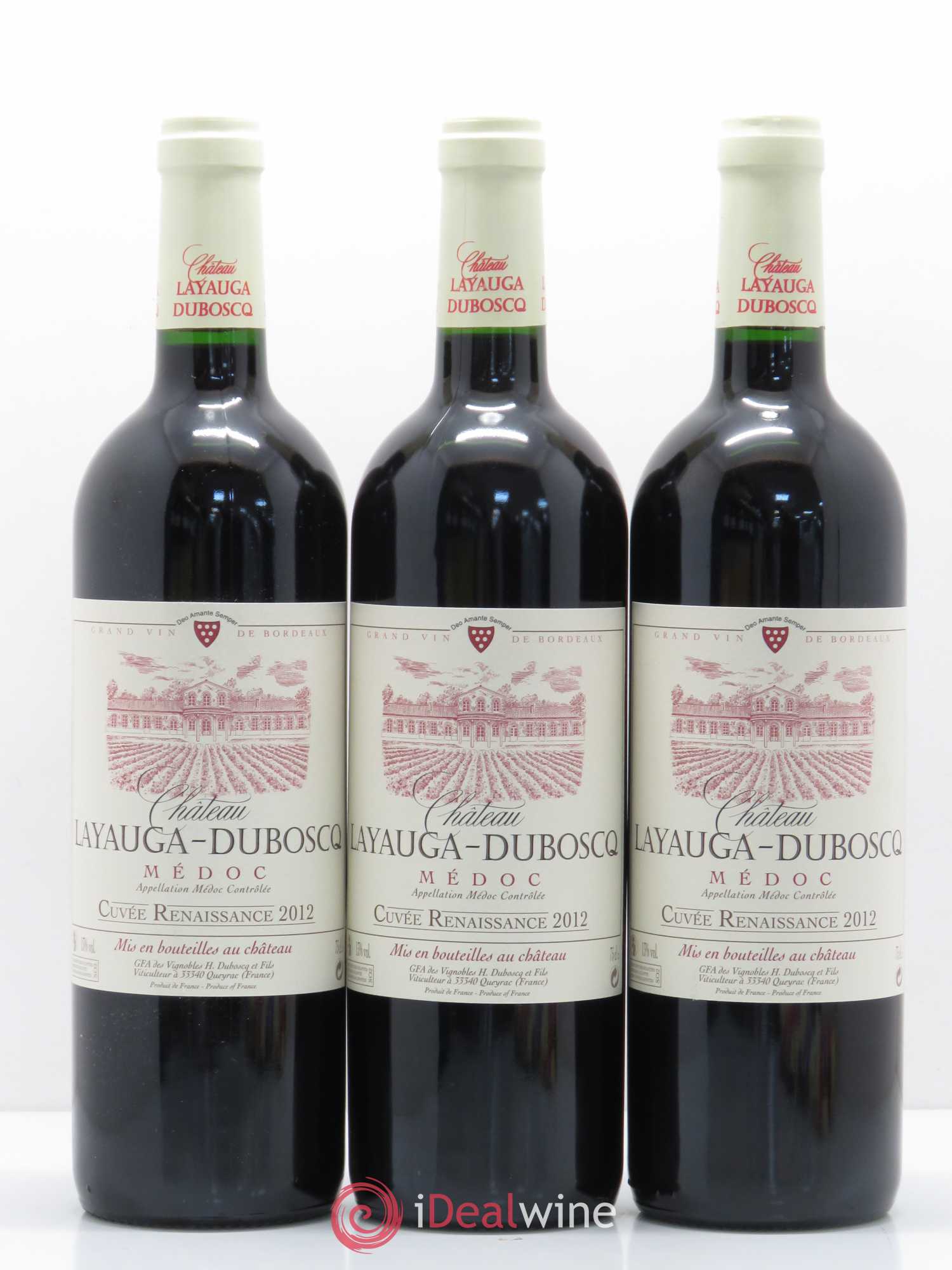 Médoc Layauga Duboscq Cuvée Renaissance (sans prix de réserve) 2012 - Posten von 12 Flaschen - 4