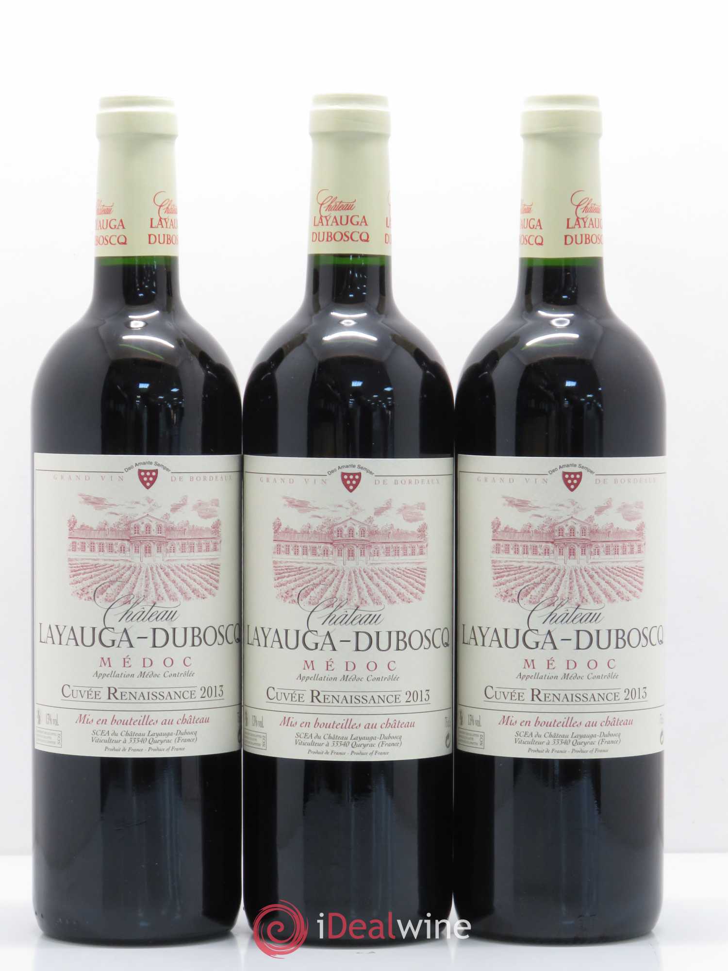 Médoc Layauga Duboscq Cuvée Renaissance (sans prix de réserve) 2013 - Posten von 12 Flaschen - 4