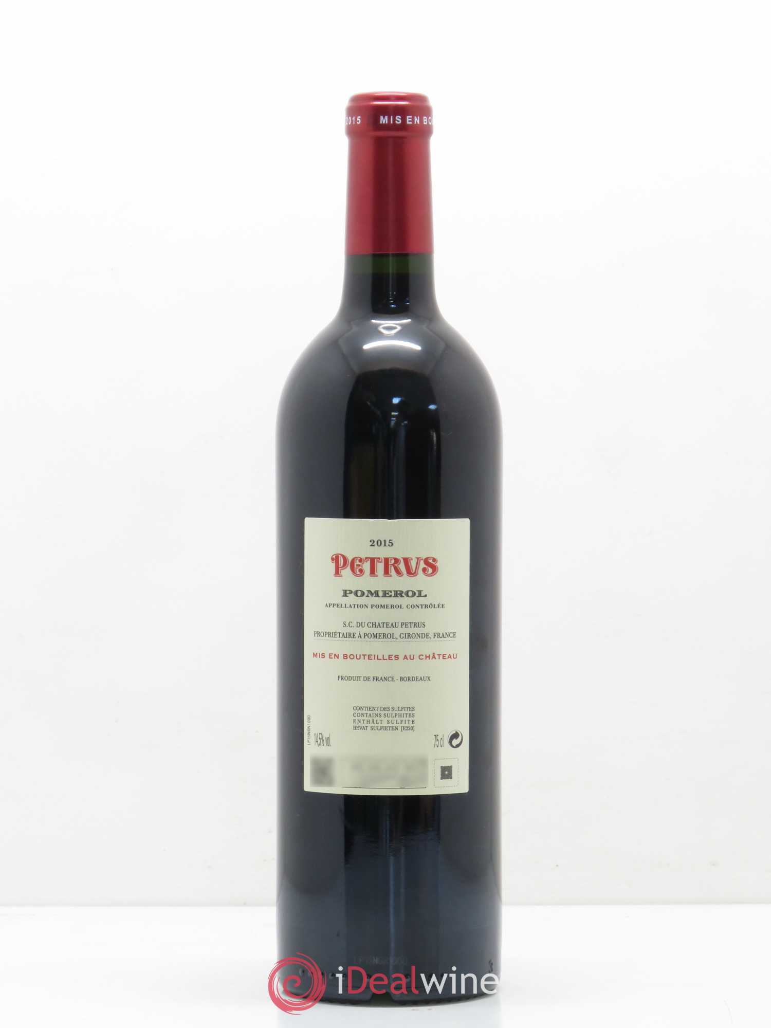 Petrus 2015 - Lot de 1 bouteille - 1