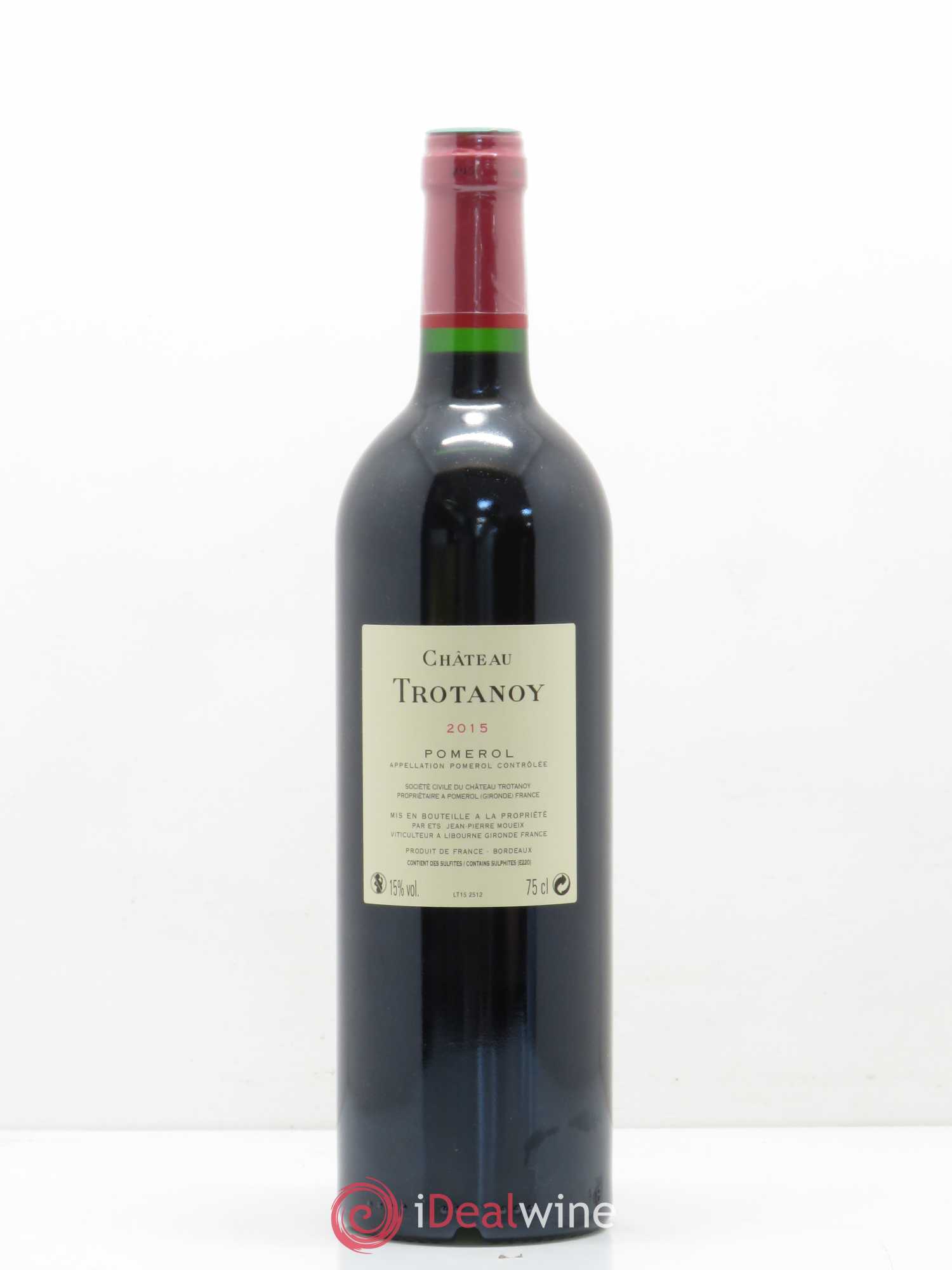 Château Trotanoy 2015 - Lot de 1 bouteille - 1