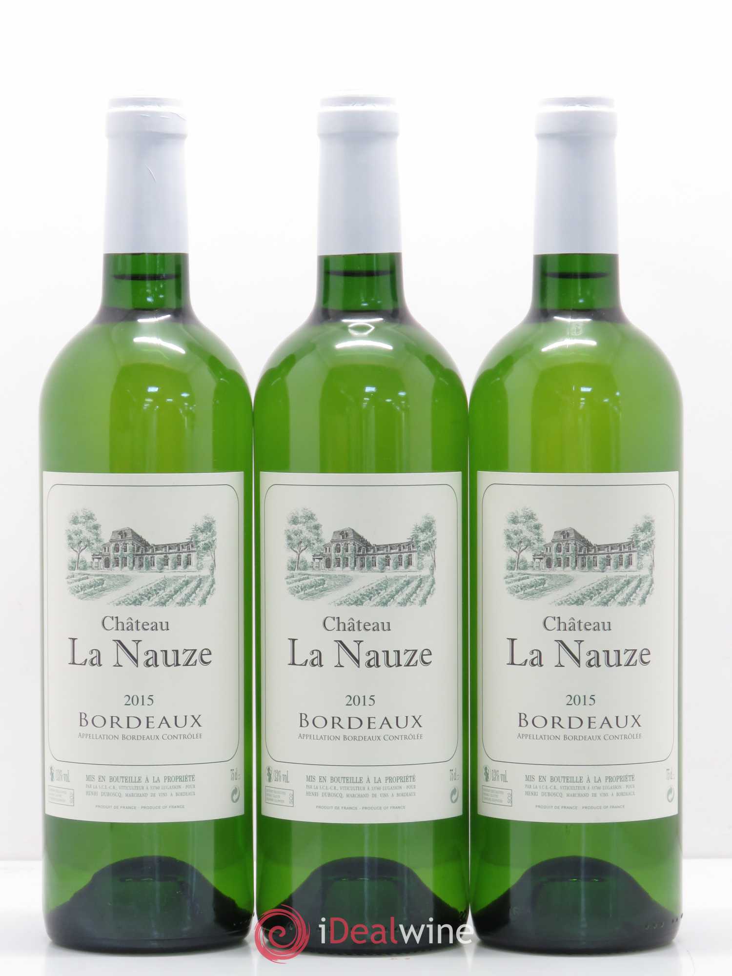 Bordeaux La Nauze 2015 - Posten von 12 Flaschen - 2