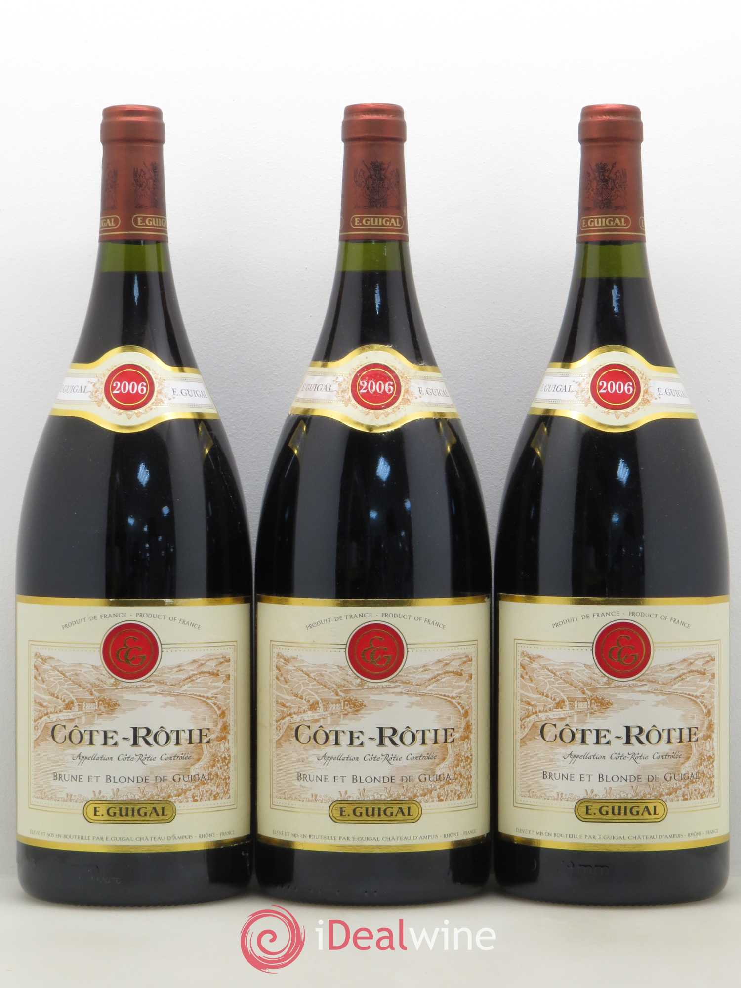 Côte-Rôtie Côtes Brune et Blonde Guigal 2006 - Lot de 3 magnums - 0