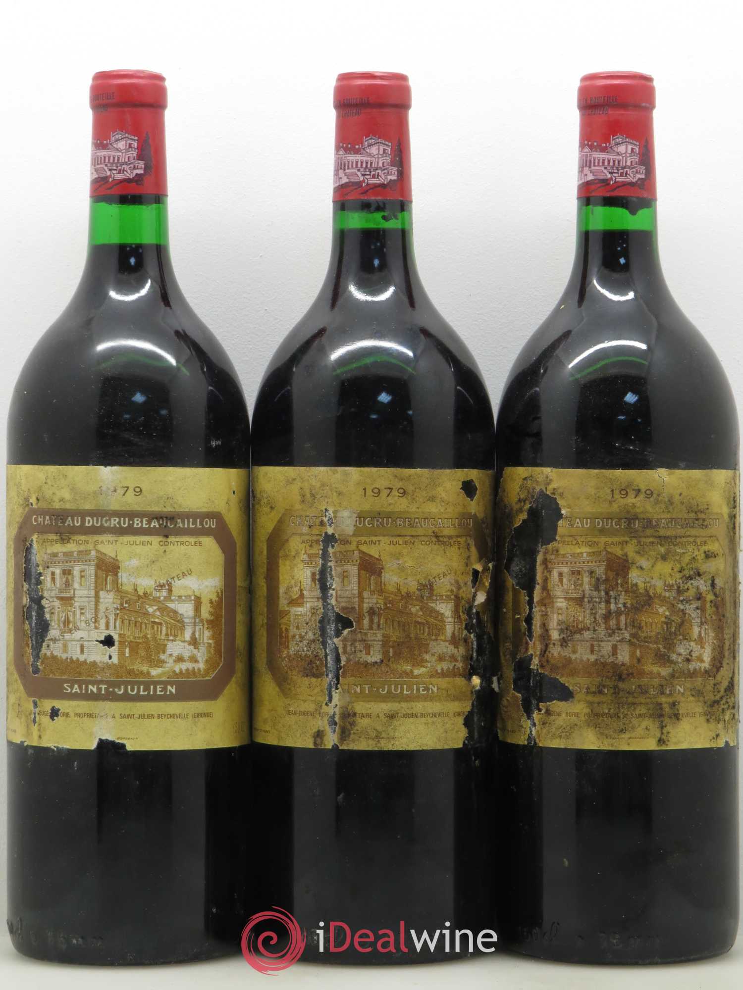 Château Ducru Beaucaillou 2ème Grand Cru Classé 1979 - Lot de 3 magnums - 0