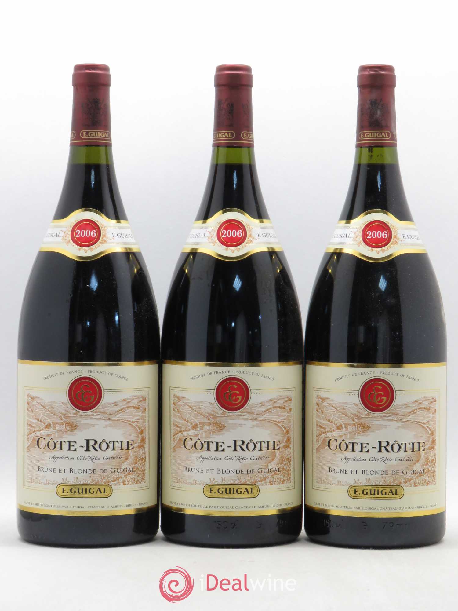Côte-Rôtie Côtes Brune et Blonde Guigal 2006 - Lot de 3 magnums - 0