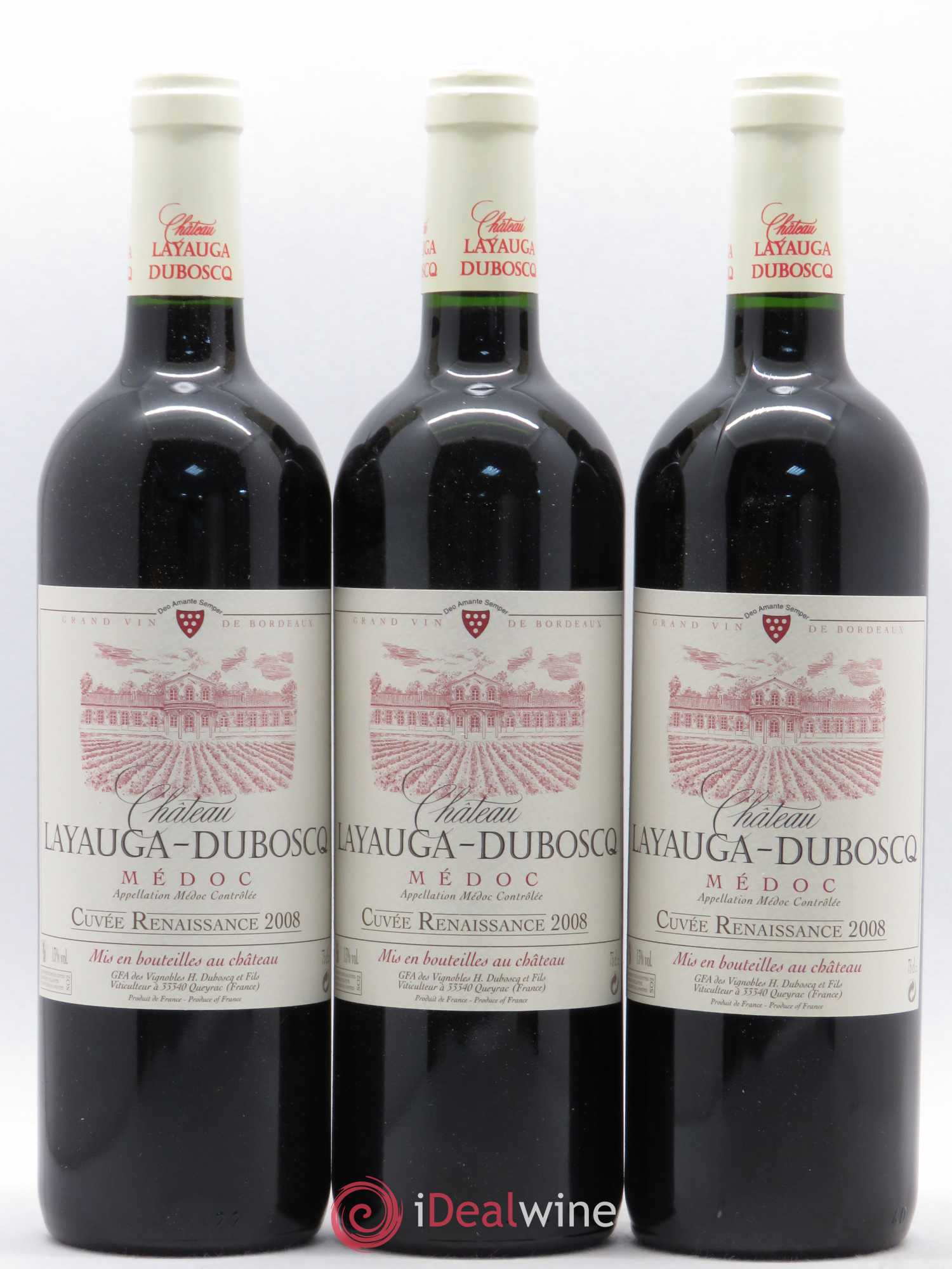 Médoc Château Layauga Dubosq 2008 - Posten von 12 Flaschen - 1