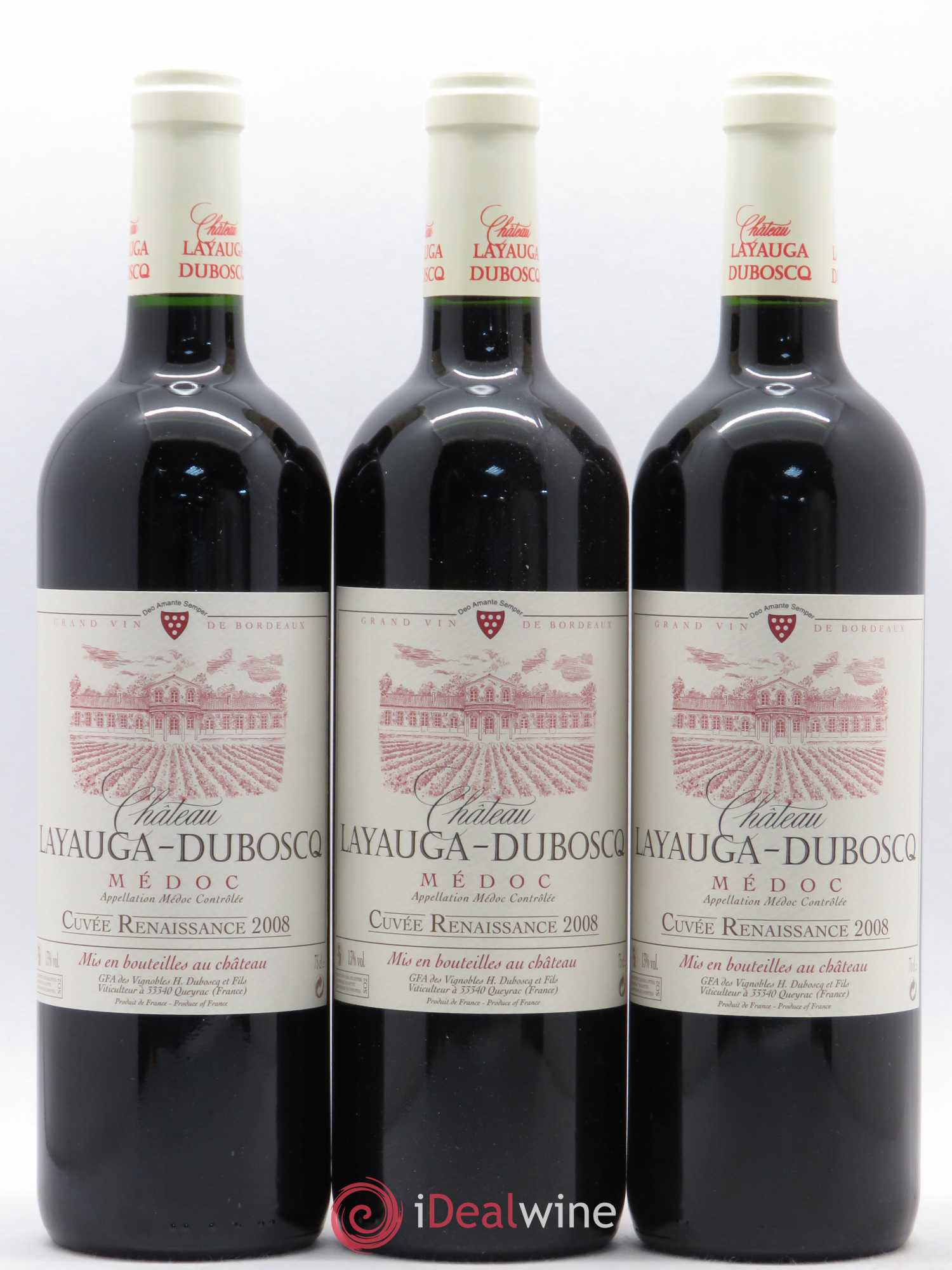 Médoc Château Layauga Dubosq 2008 - Posten von 12 Flaschen - 3