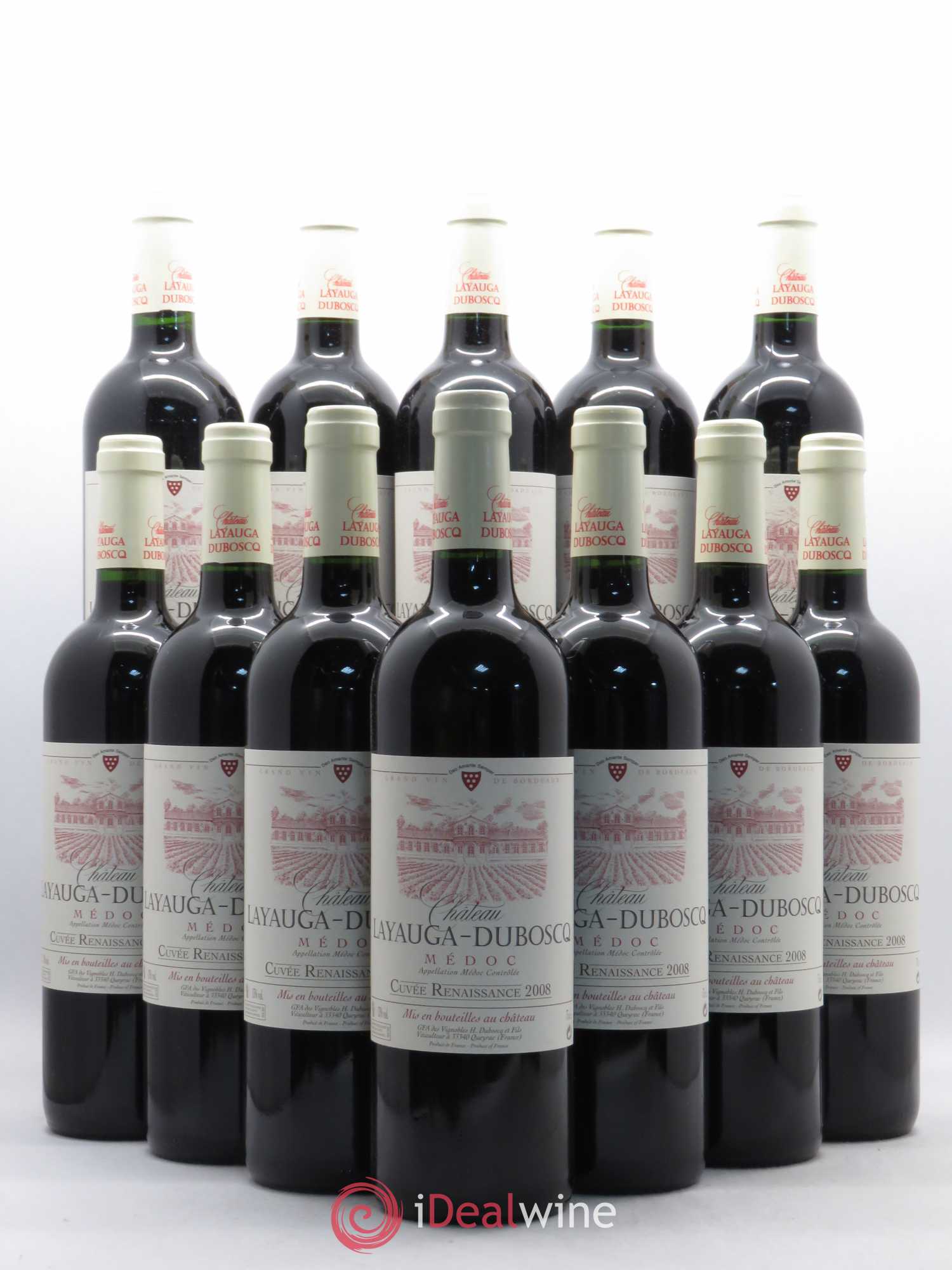 Médoc Château Layauga Dubosq 2008 - Posten von 12 Flaschen - 0