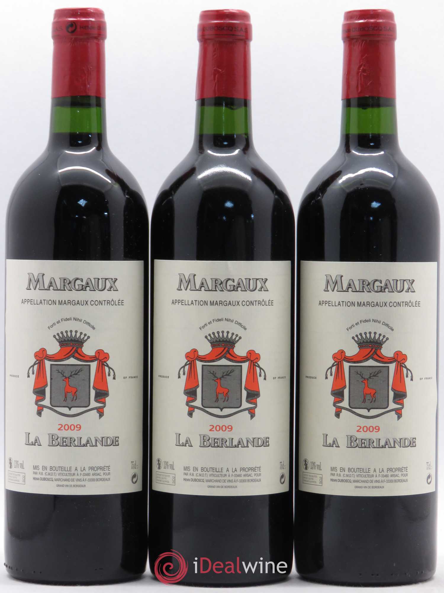 La Berlande (sans prix de réserve) 2009 - Lot de 6 bouteilles - 1