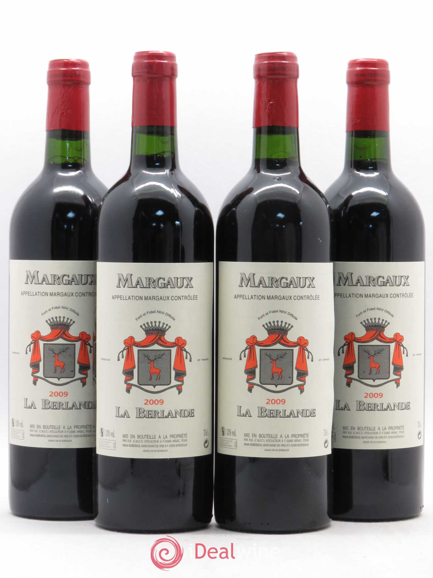 La Berlande (sans prix de réserve) 2009 - Lot de 4 bouteilles - 0