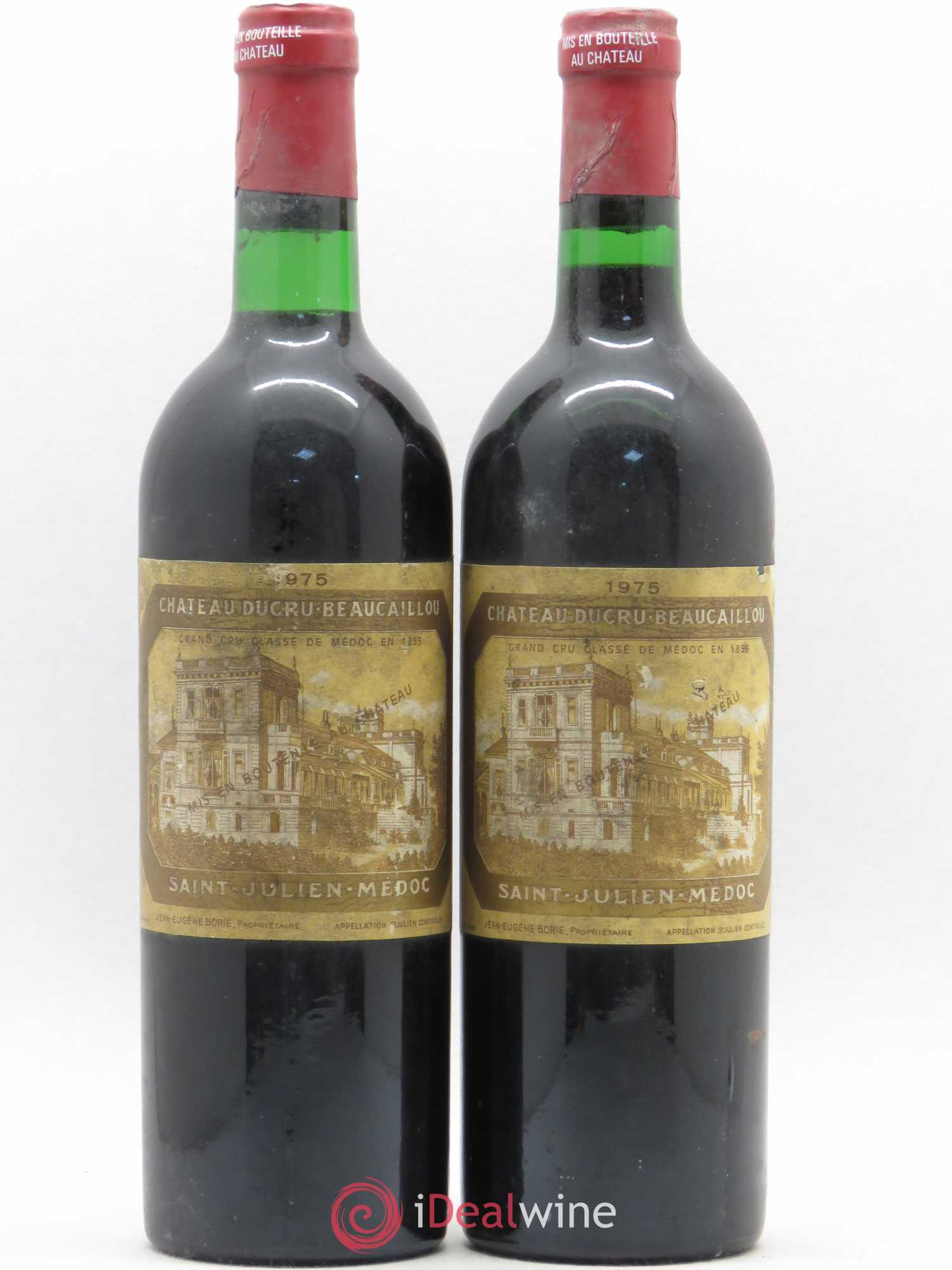 Château Ducru Beaucaillou 2ème Grand Cru Classé 1975 - Lot de 2 bouteilles - 0