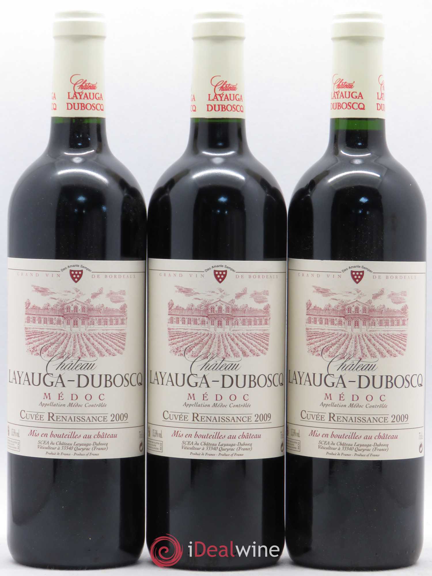 Médoc Château Layauga Dubosq 2009 - Posten von 3 Flaschen - 0