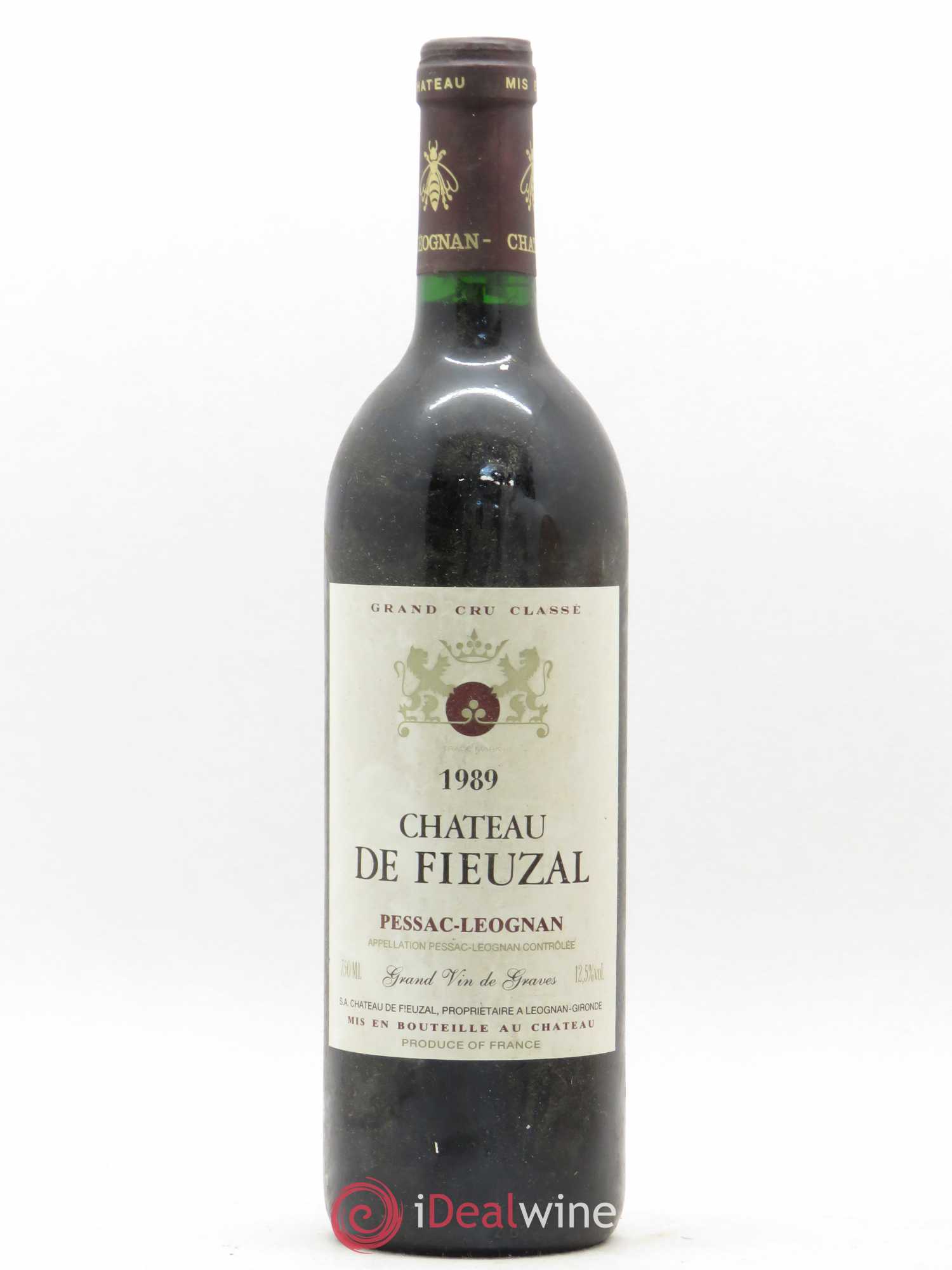 Château de Fieuzal Cru Classé de Graves 1989 - Lot de 1 bouteille - 0