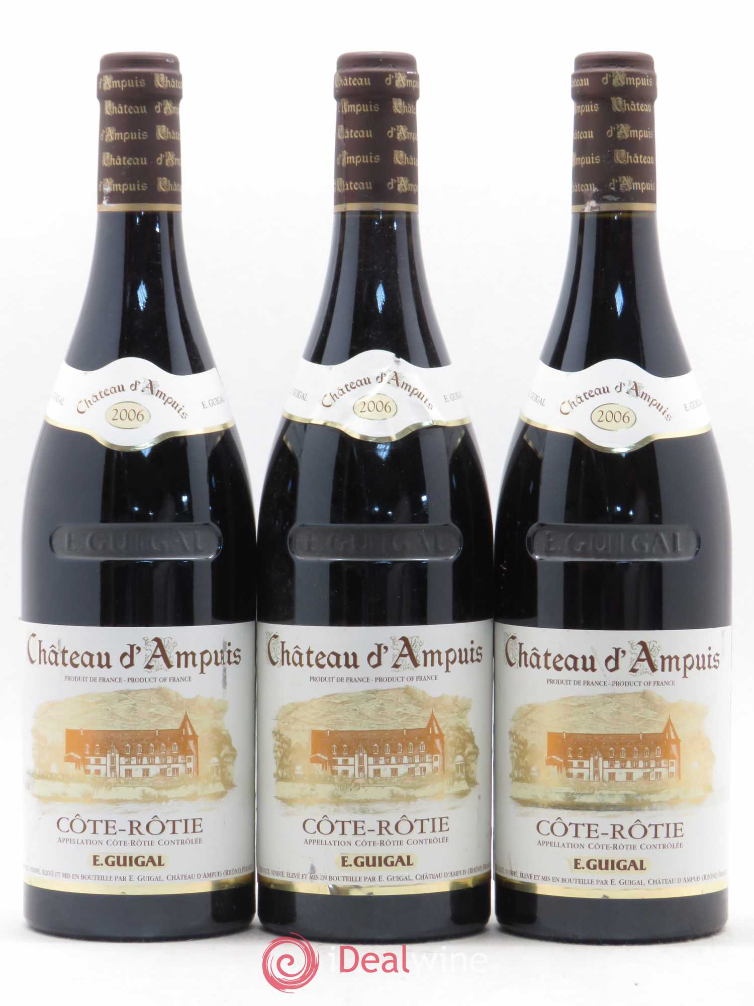 Côte-Rôtie Château d'Ampuis Guigal 2006 - Lot de 3 bouteilles - 0