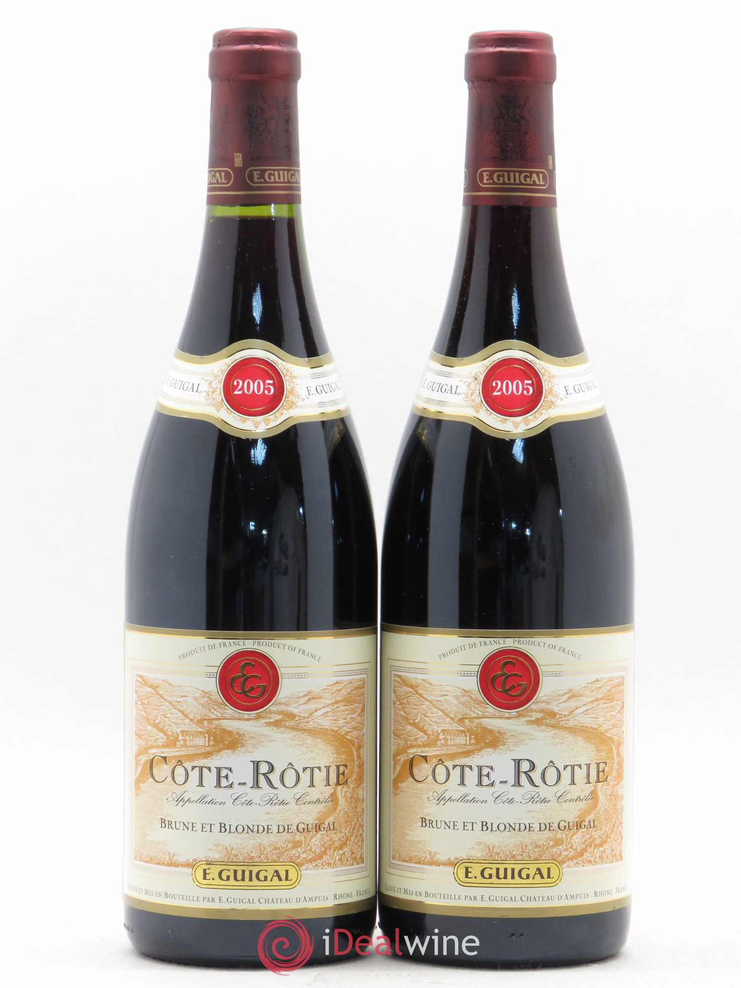 Côte-Rôtie Côtes Brune et Blonde Guigal 2005 - Lot de 2 bouteilles - 0
