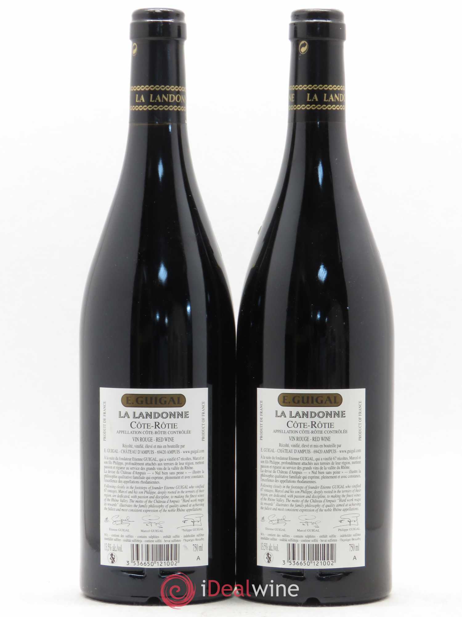 Côte-Rôtie La Landonne Guigal 2013 - Lot de 2 bouteilles - 1