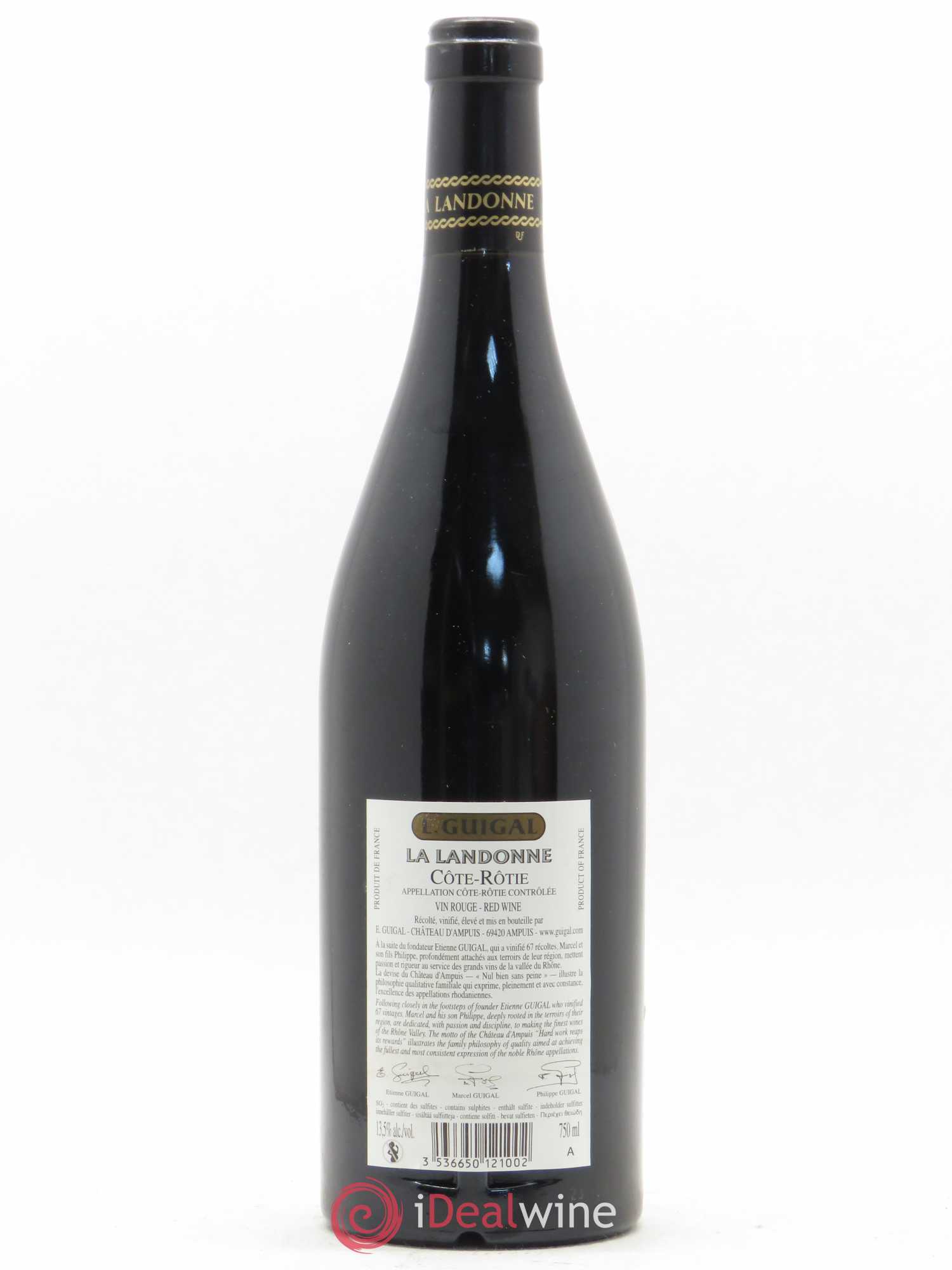 Côte-Rôtie La Landonne Guigal 2013 - Lot de 1 bouteille - 1