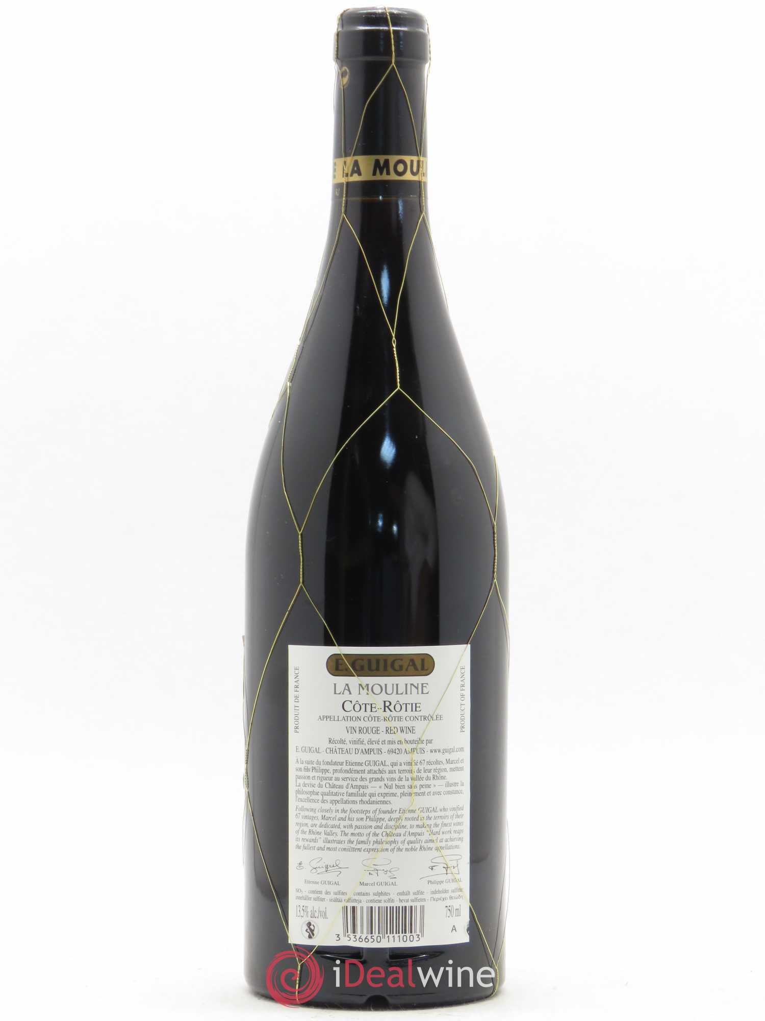Côte-Rôtie La Mouline Guigal 2012 - Lot de 1 bouteille - 1