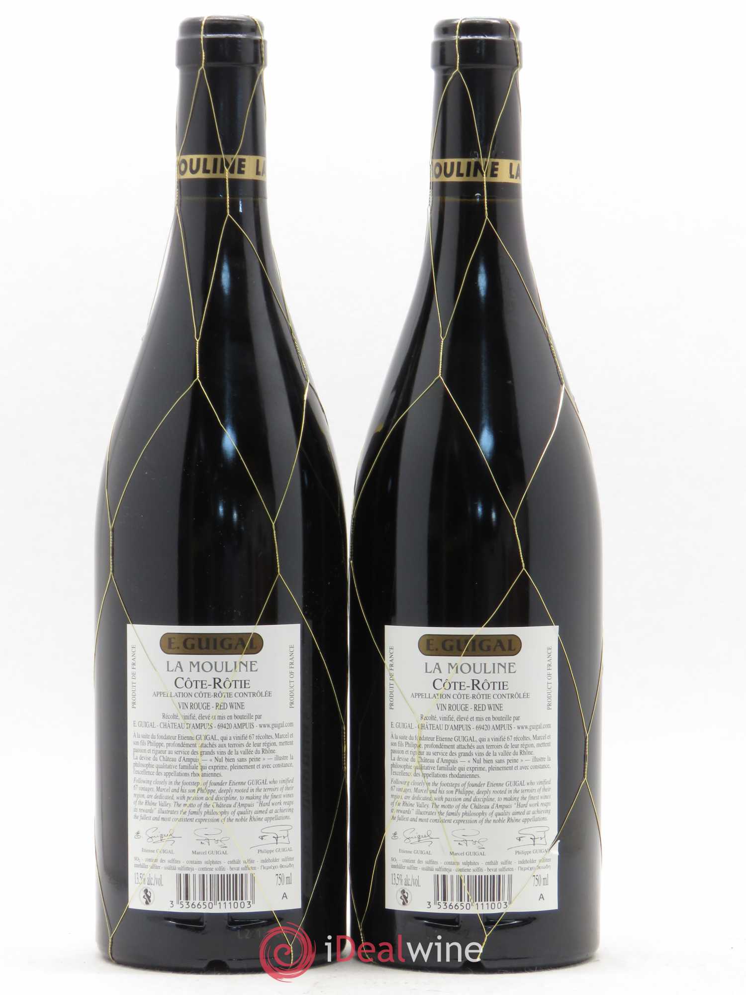 Côte-Rôtie La Mouline Guigal 2013 - Lot de 2 bouteilles - 1