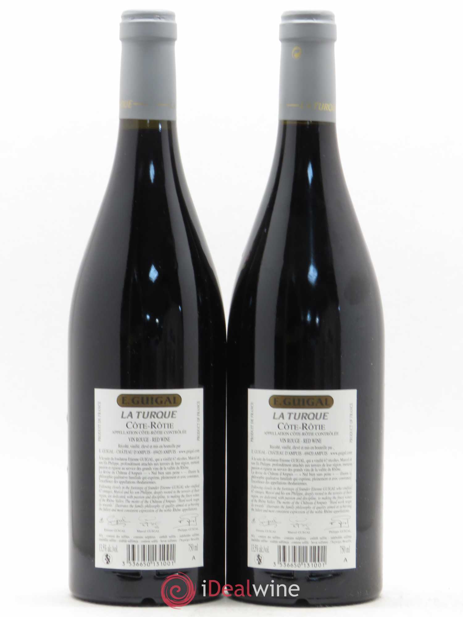 Côte-Rôtie La Turque Guigal 2013 - Lot de 2 bouteilles - 1