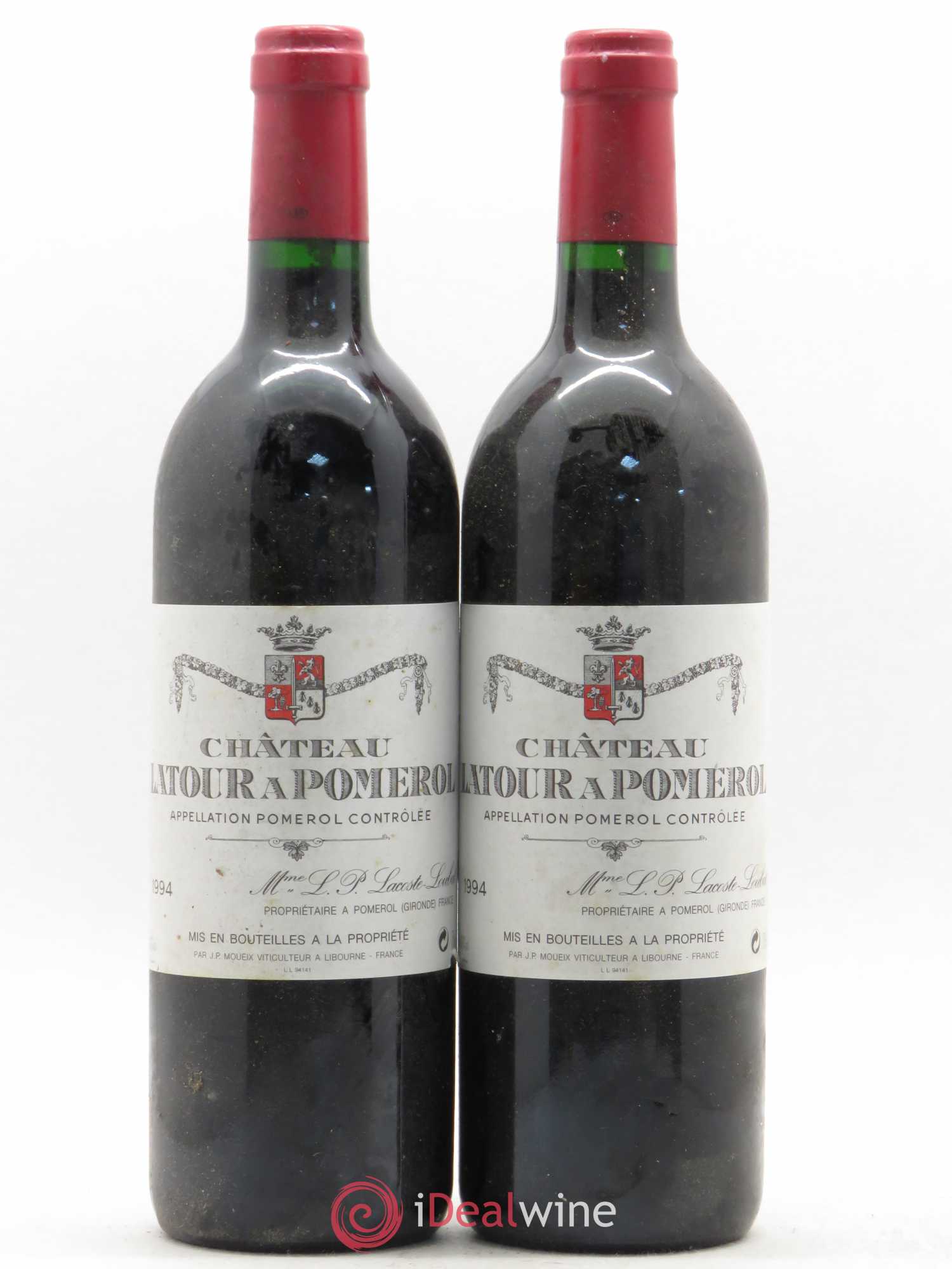 Château Latour à Pomerol 1994 - Lot de 2 bouteilles - 0