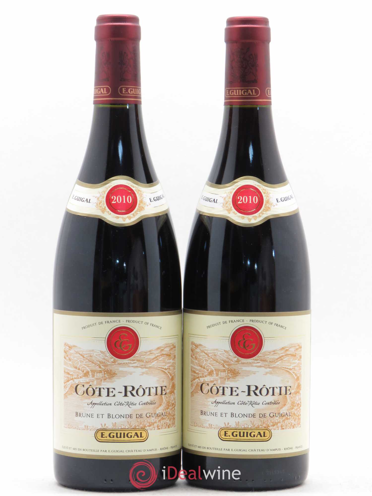 Côte-Rôtie Côtes Brune et Blonde Guigal 2010 - Lot de 2 bouteilles - 0