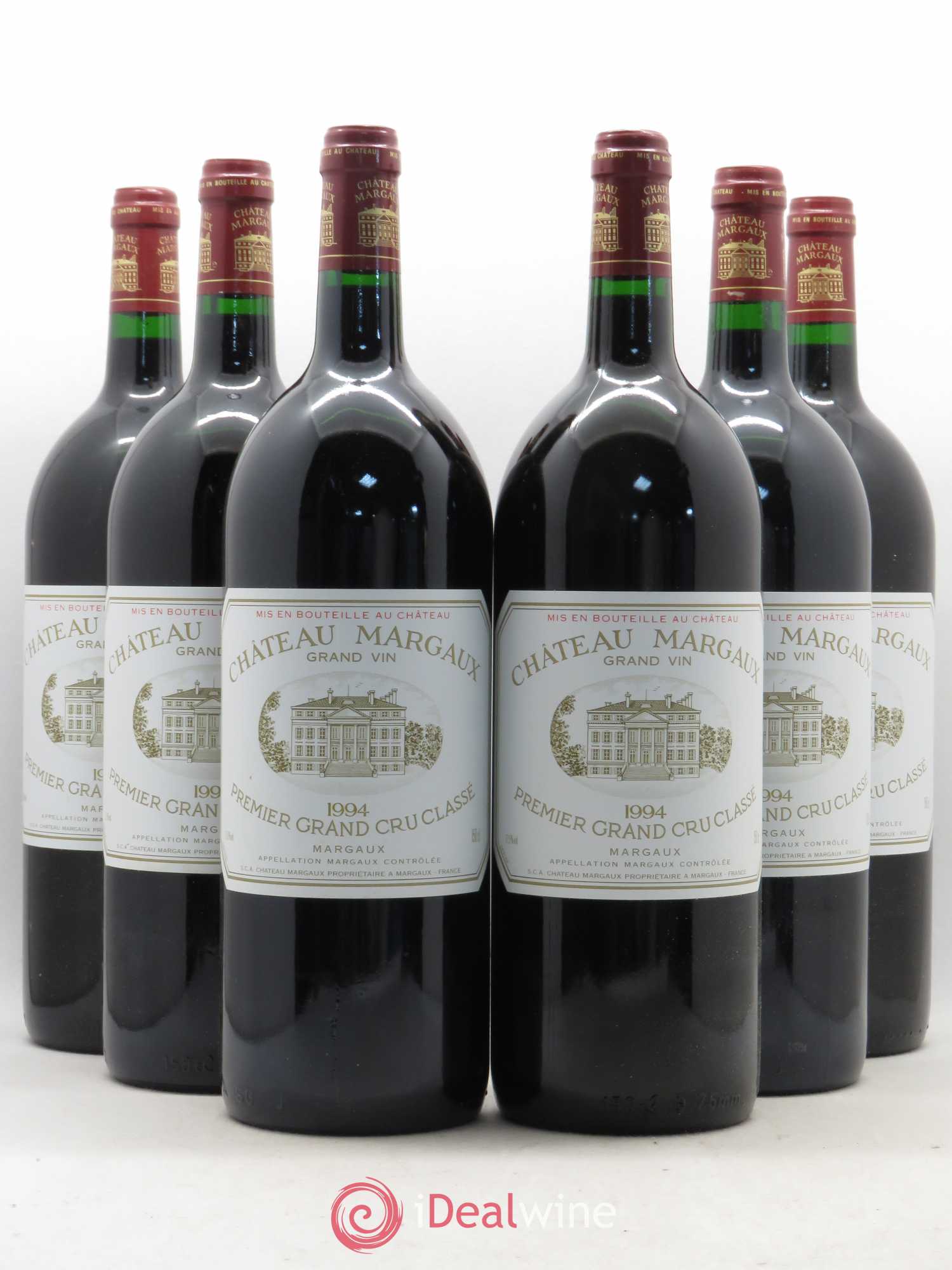 Château Margaux 1er Grand Cru Classé 1994 - Lot de 6 magnums - 0
