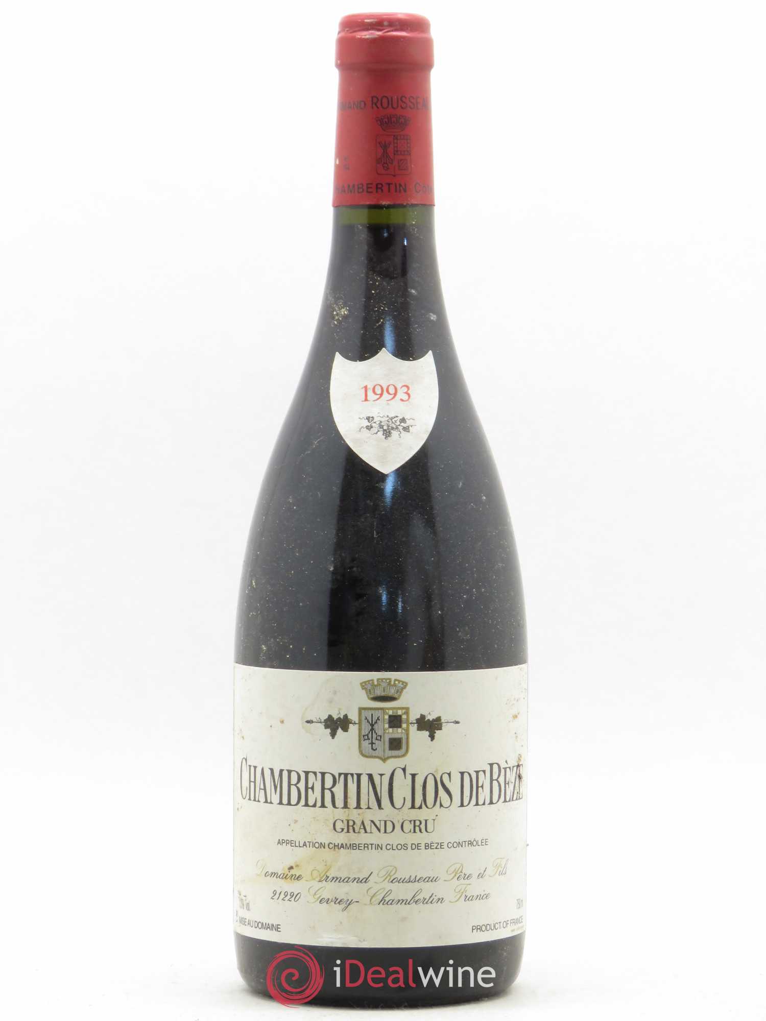 Chambertin Clos de Bèze Grand Cru Armand Rousseau (Domaine) 1993 - Lot de 1 bouteille - 0