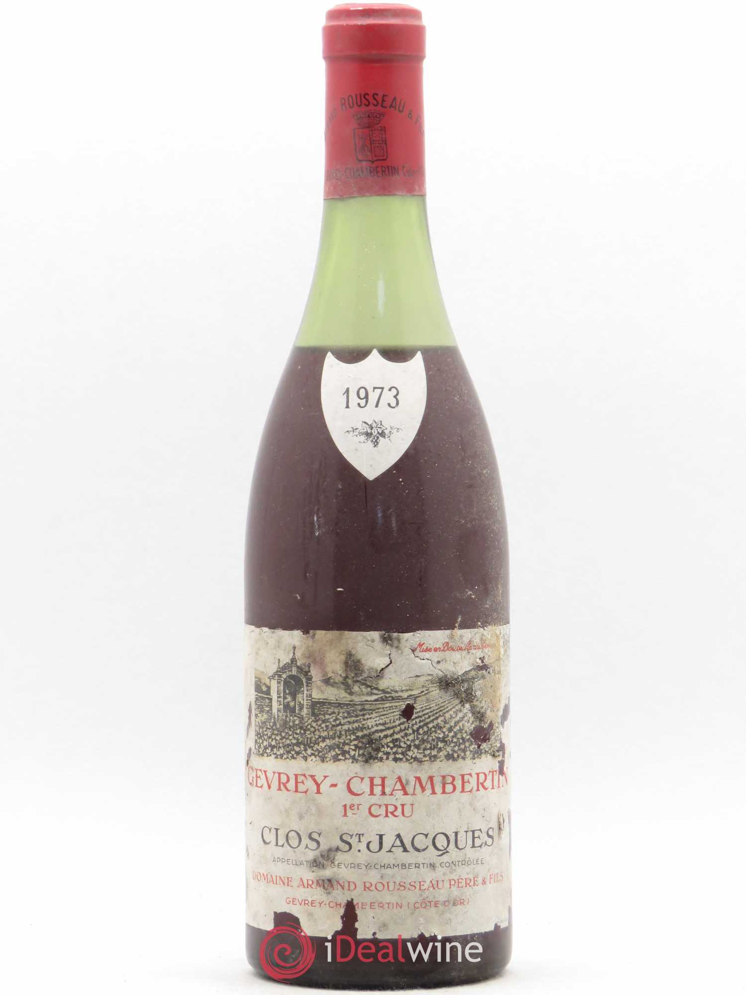 Gevrey-Chambertin 1er Cru Clos Saint-Jacques Armand Rousseau (Domaine) (sans prix de réserve) 1973 - Lot de 1 bouteille - 0