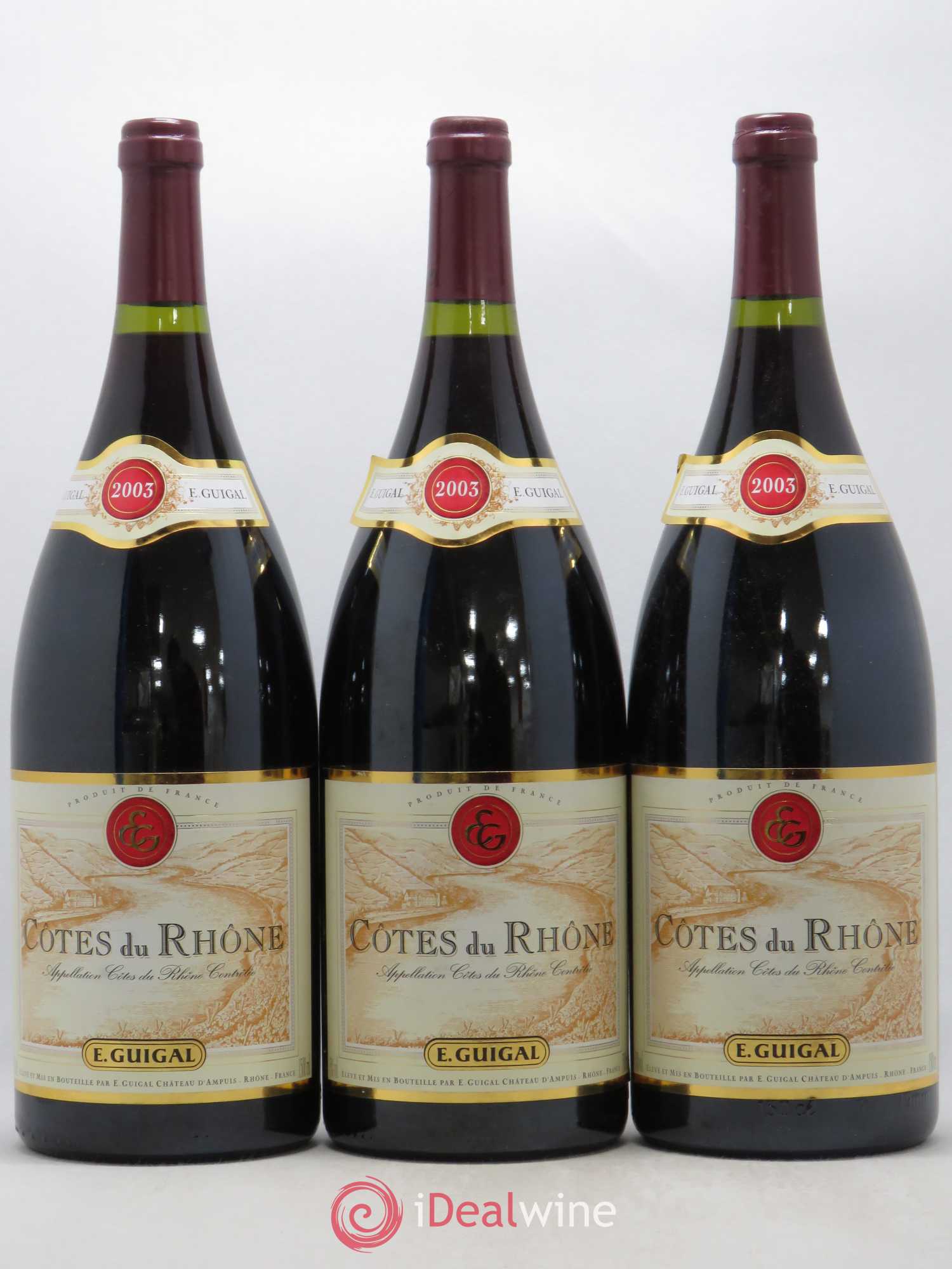 Côtes-du-Rhône Guigal (sans prix de réserve) 2003 - Lot de 3 magnums - 0